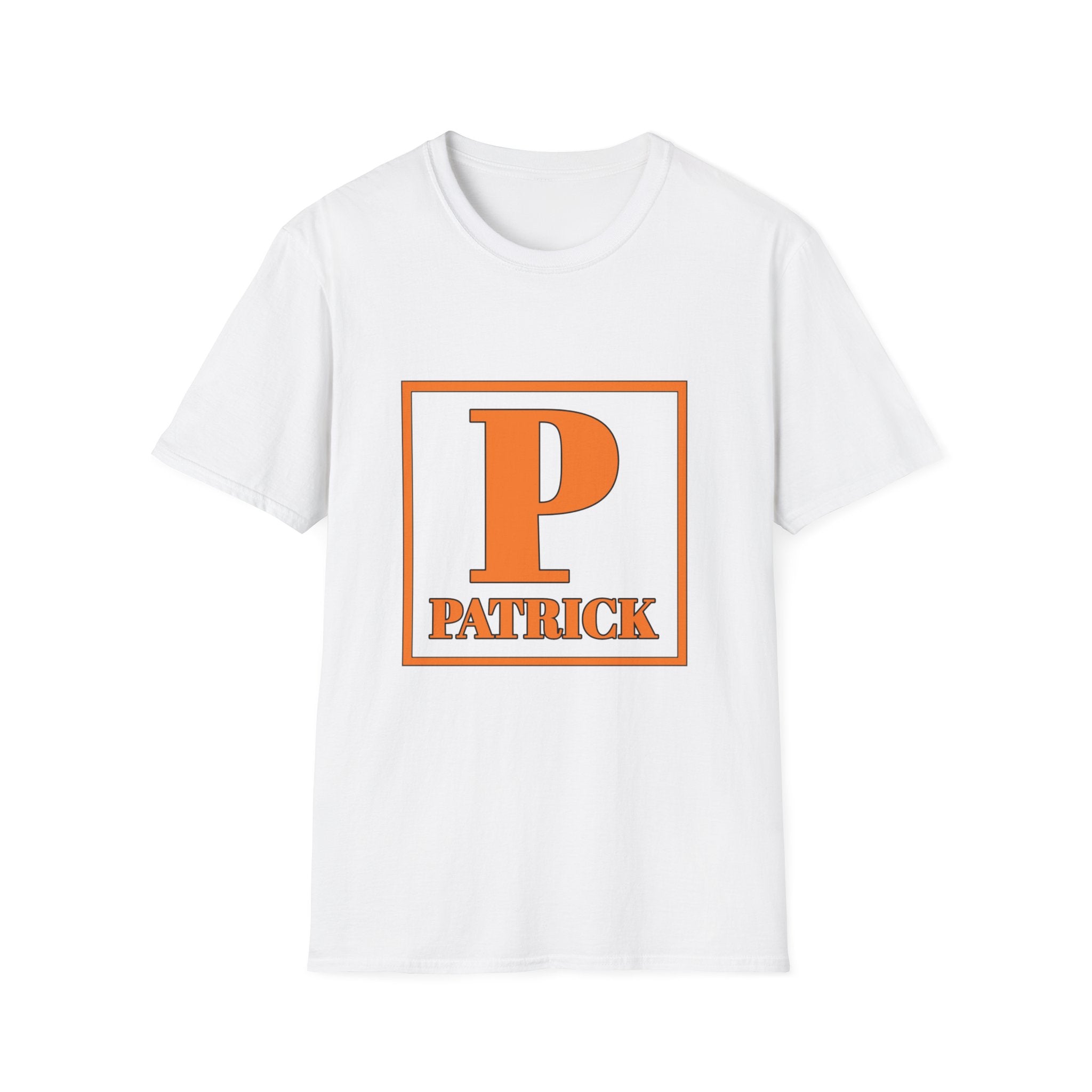 Personalized Initial 'P' T-Shirt – Bold Monogram Patrick Tee