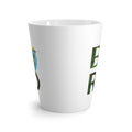 Bird Latte Mug — Colorful Tropical Bird Graphic Coffee Cup