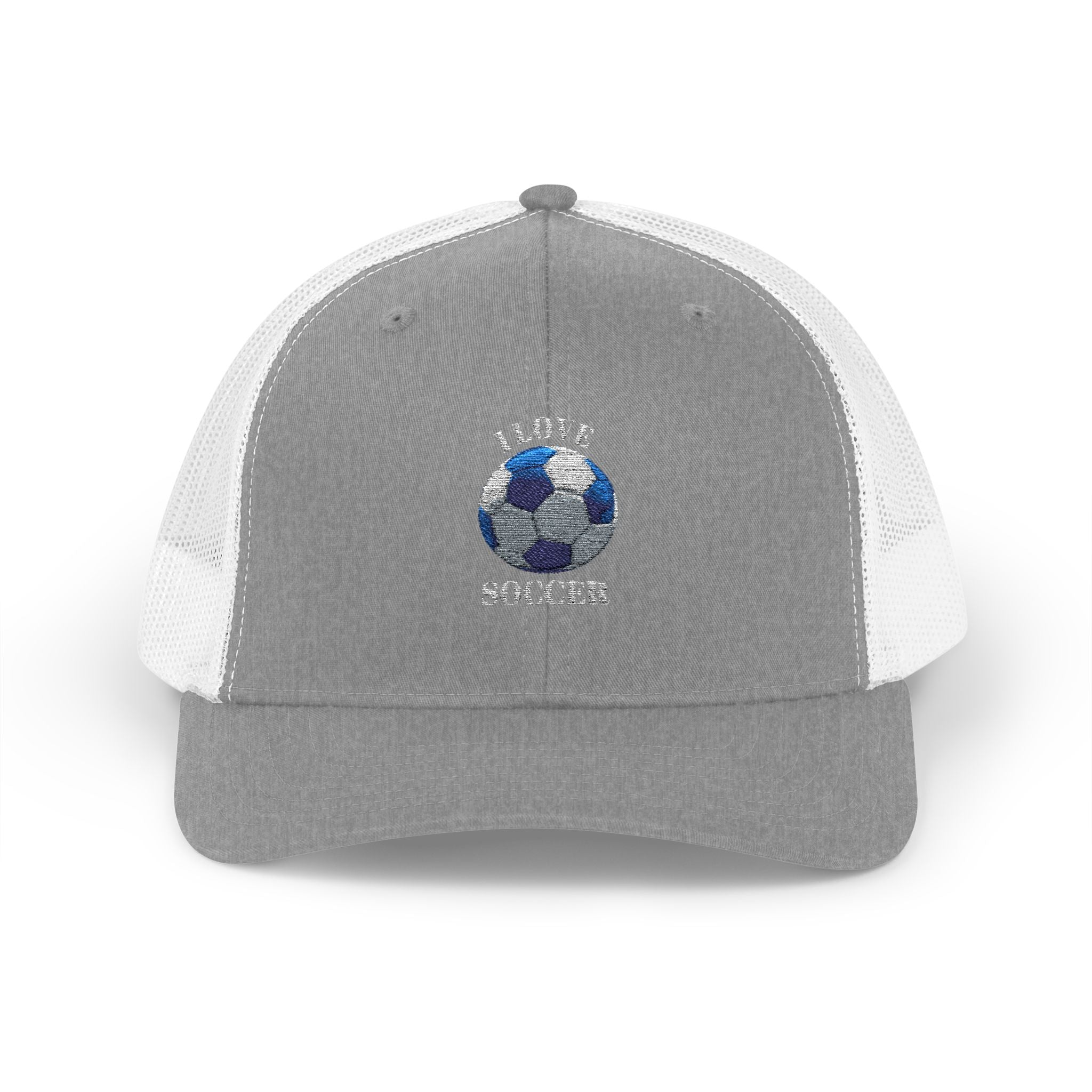 Soccer Mom Trucker Cap - Glitter Soccer Ball Snapback
