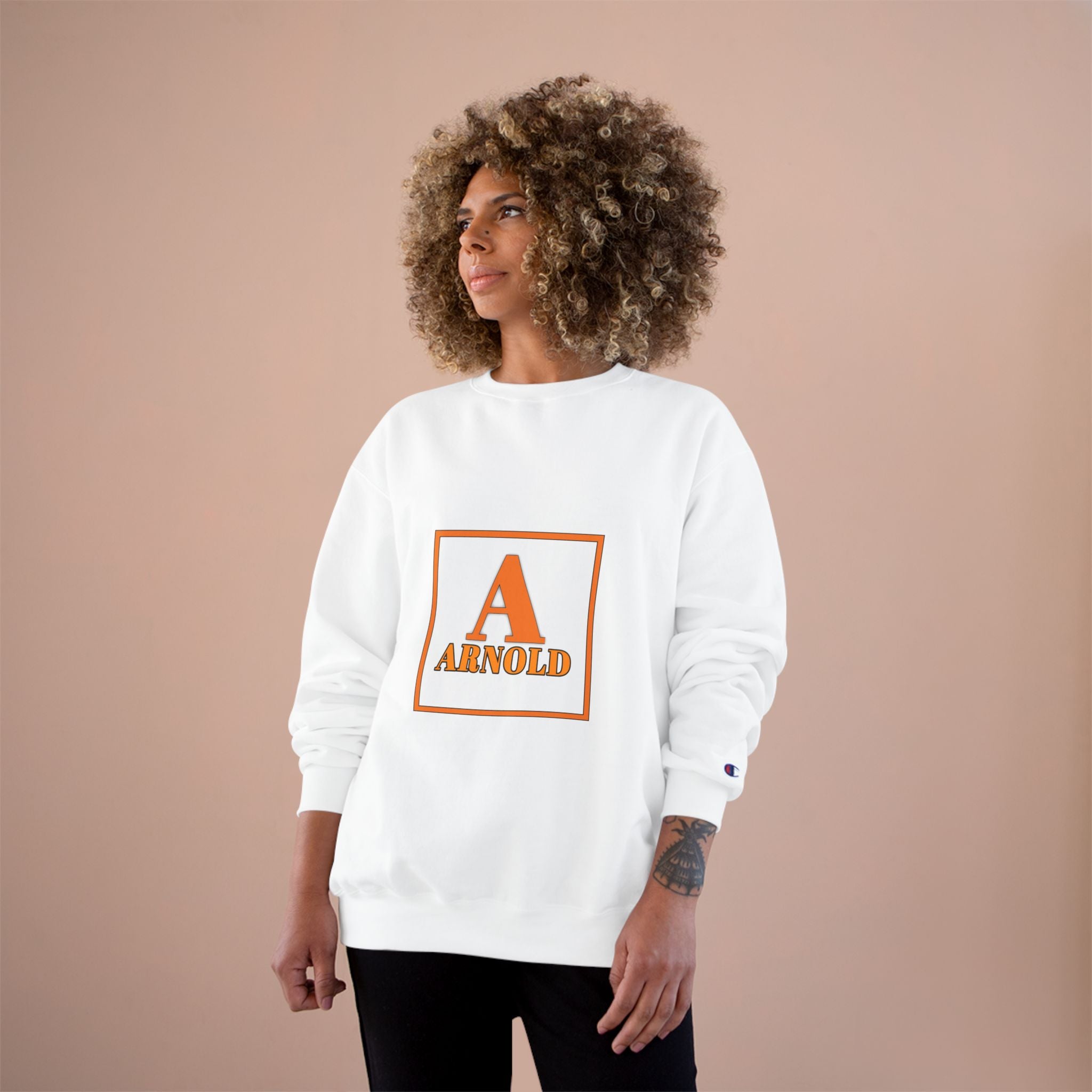 Arnold Letterman Sweatshirt – Personalized A Monogram Champion Crewneck
