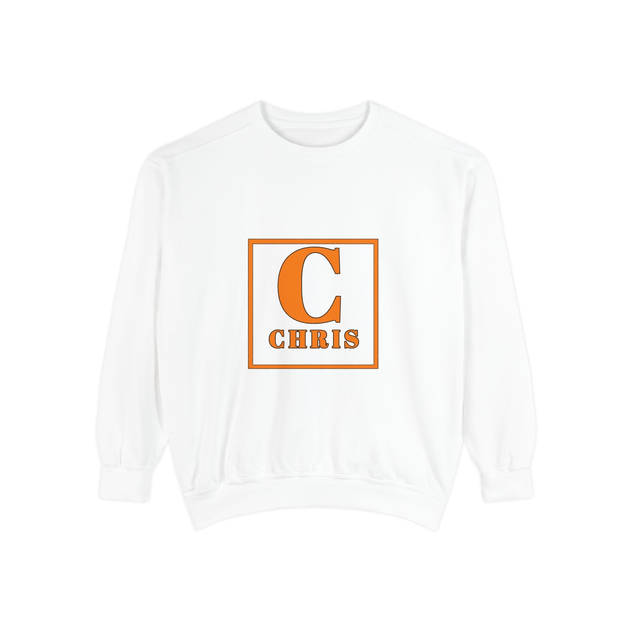 Personalized 'C' Initial Sweatshirt — Chris Monogram Crewneck