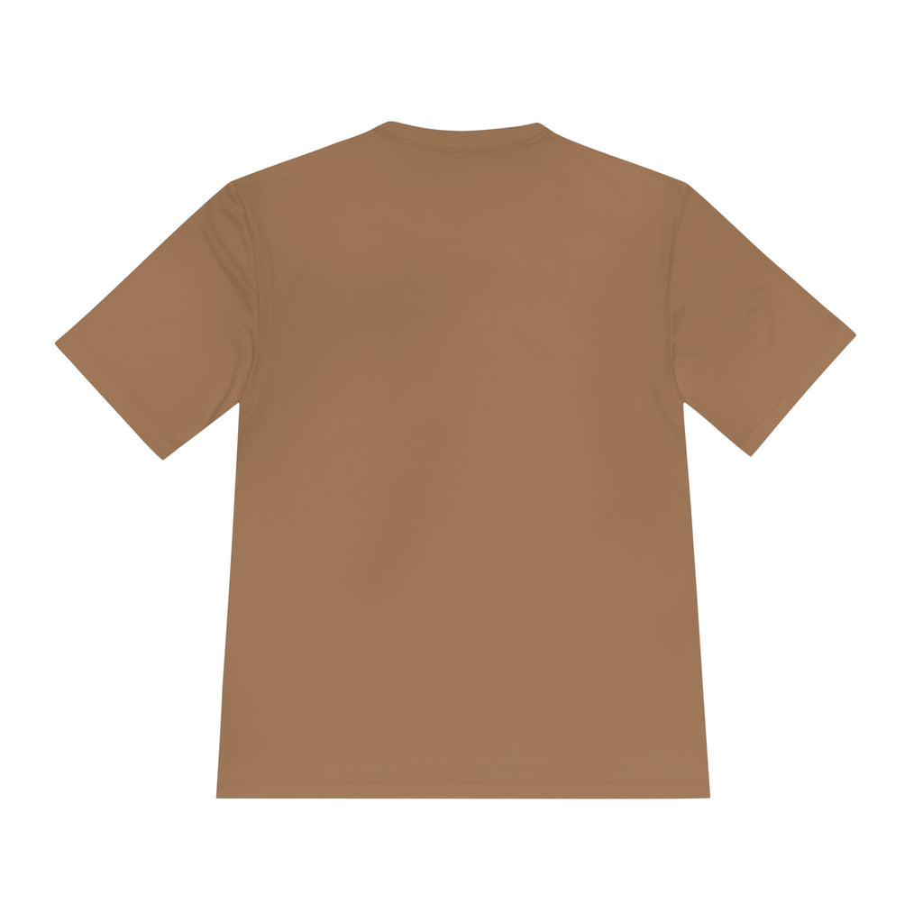 Francis Initial Tee — Orange Block Monogram Moisture-Wicking Shirt