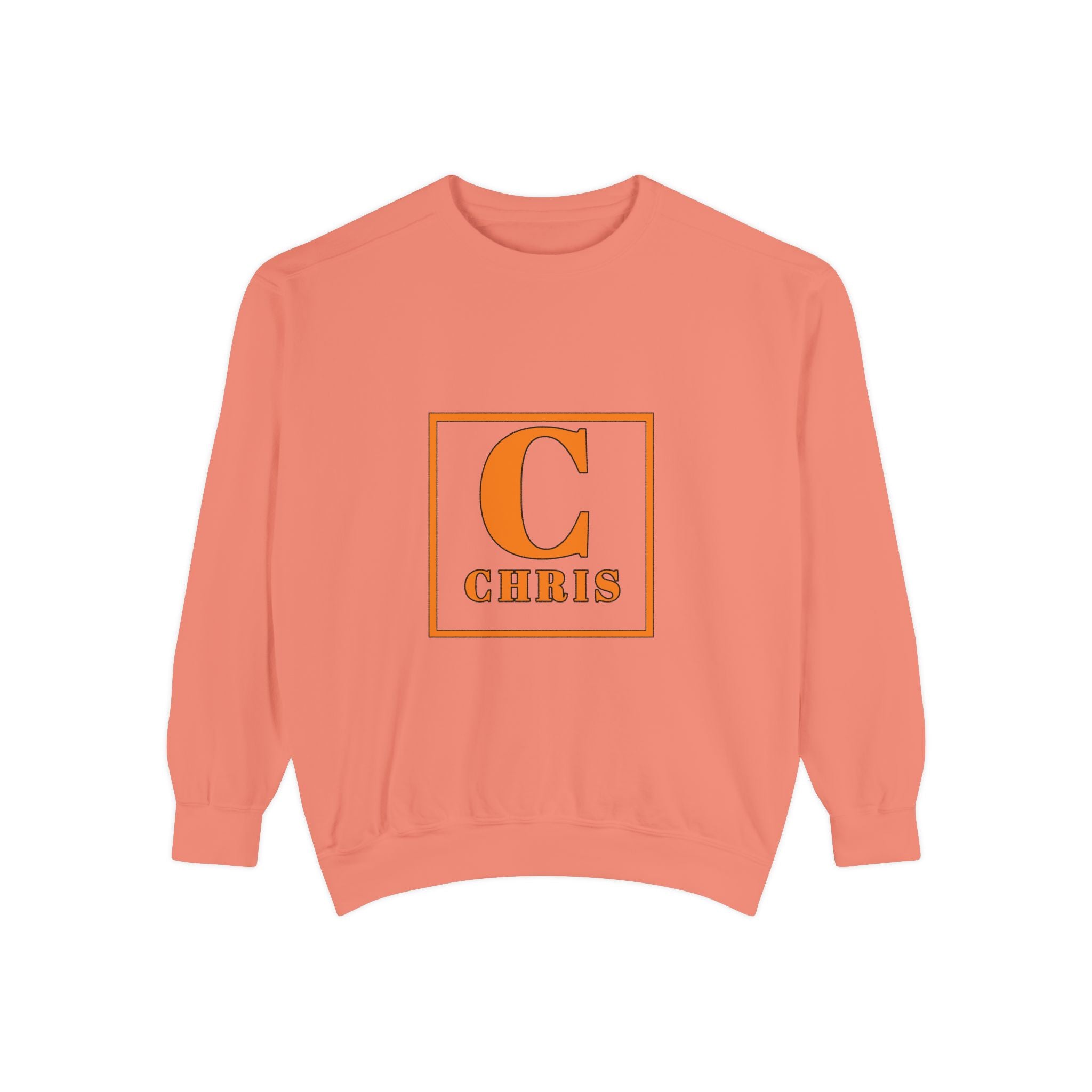 Personalized 'C' Initial Sweatshirt — Chris Monogram Crewneck
