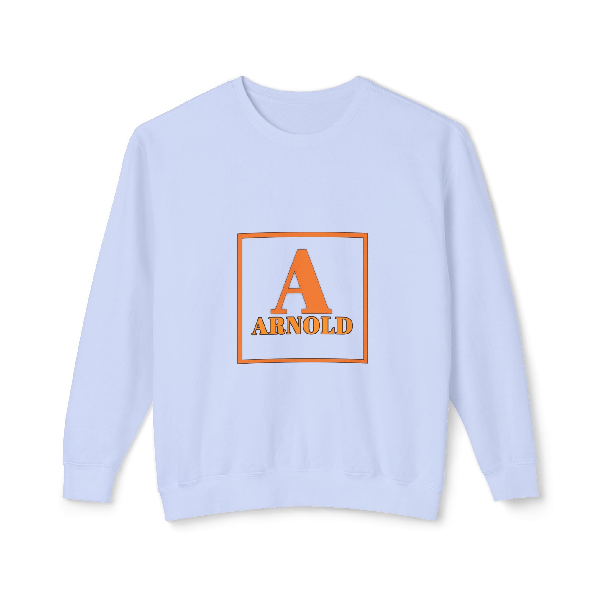 Arnold Monogram Crewneck Sweatshirt — Personalized Initial A Design