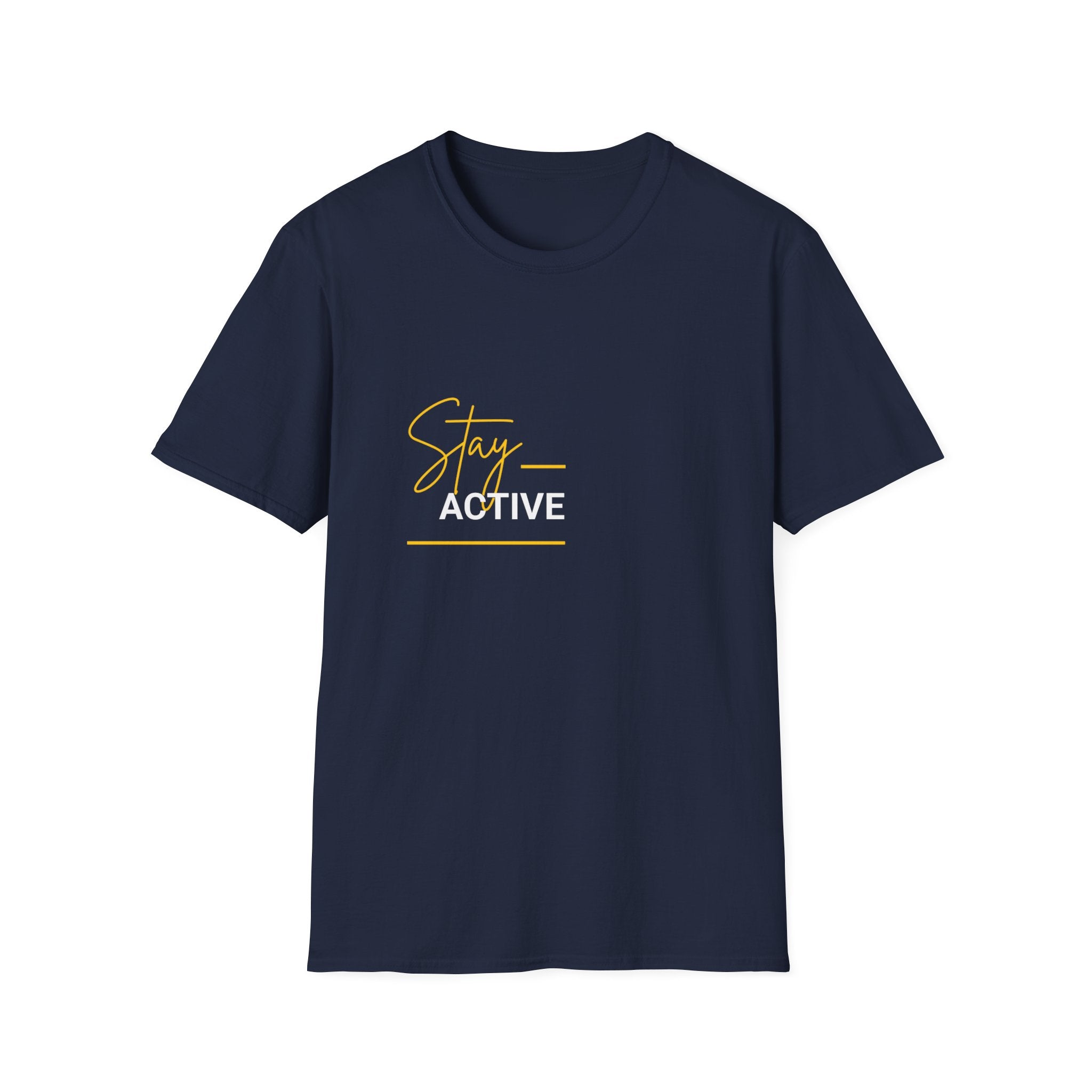 Stay Active T-Shirt — Motivational Fitness Graphic Tee
