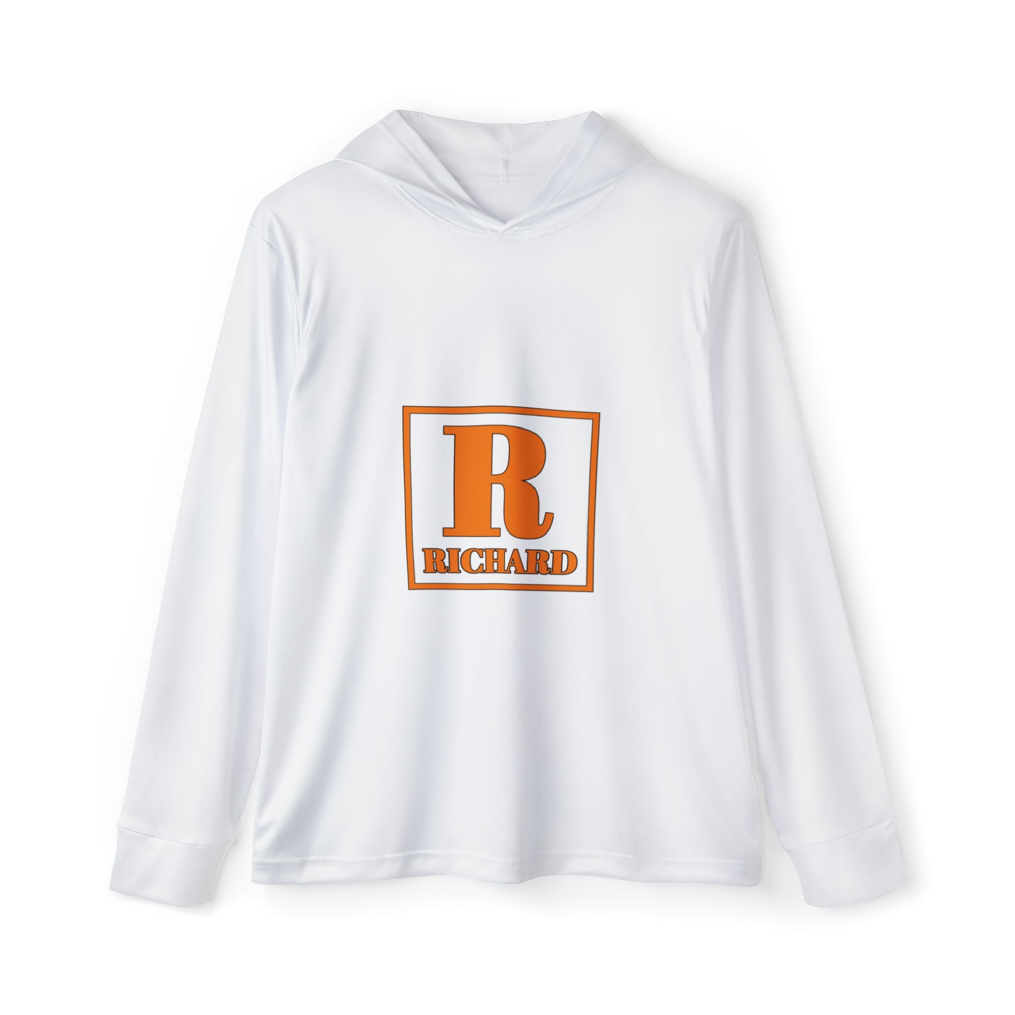 Richard R Monogram Hoodie — Men’s Lightweight Sports Warmup Hoodie