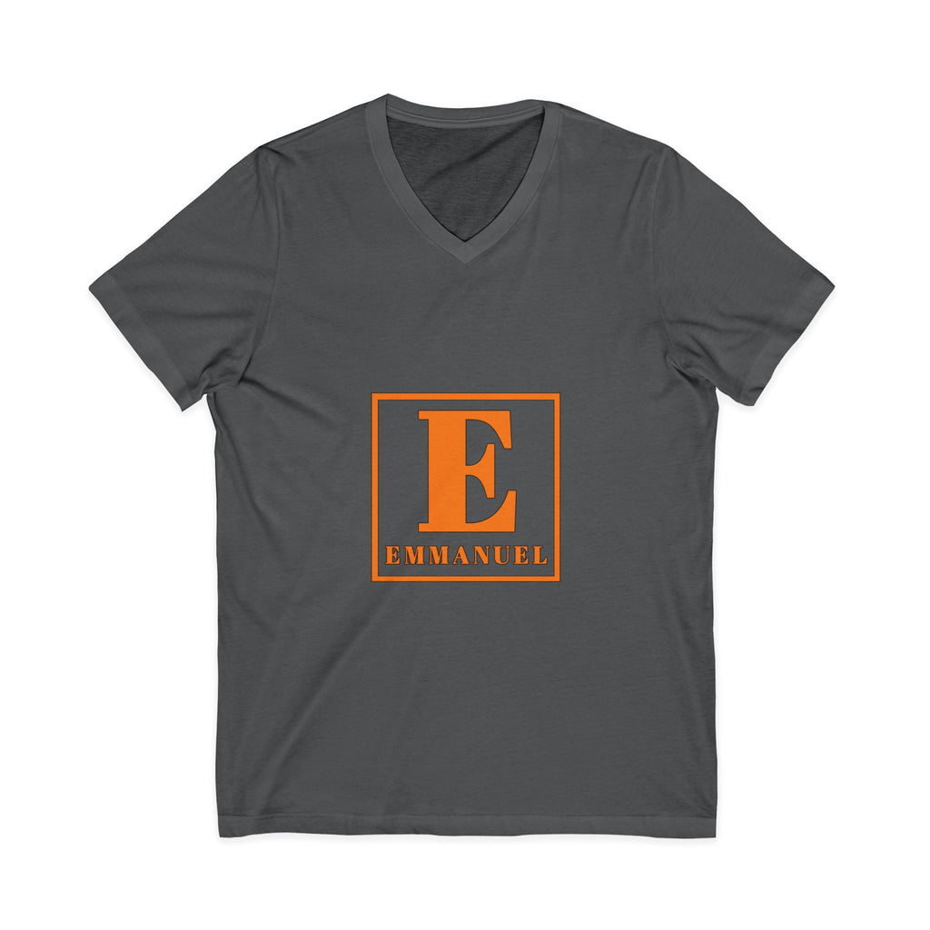 Emmanuel Monogram V-Neck Tee
