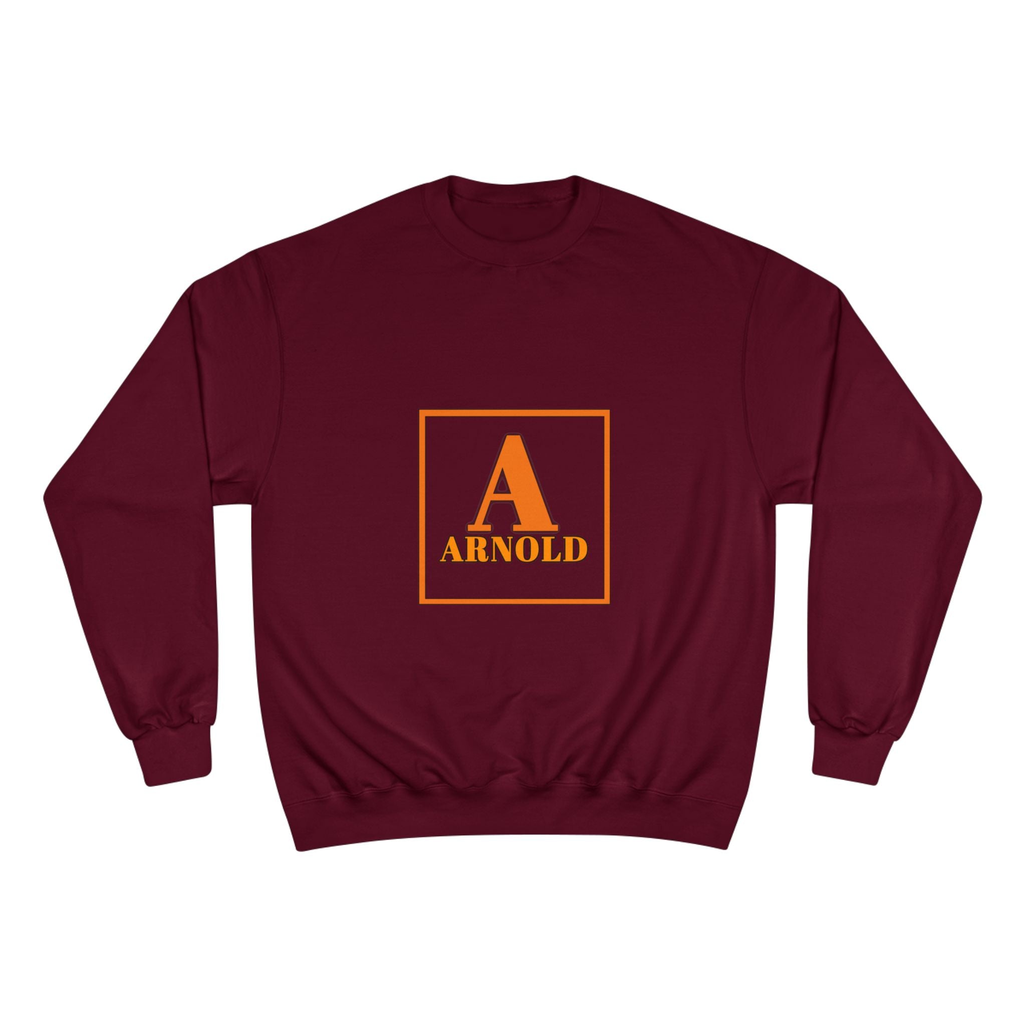 Arnold Letterman Sweatshirt – Personalized A Monogram Champion Crewneck