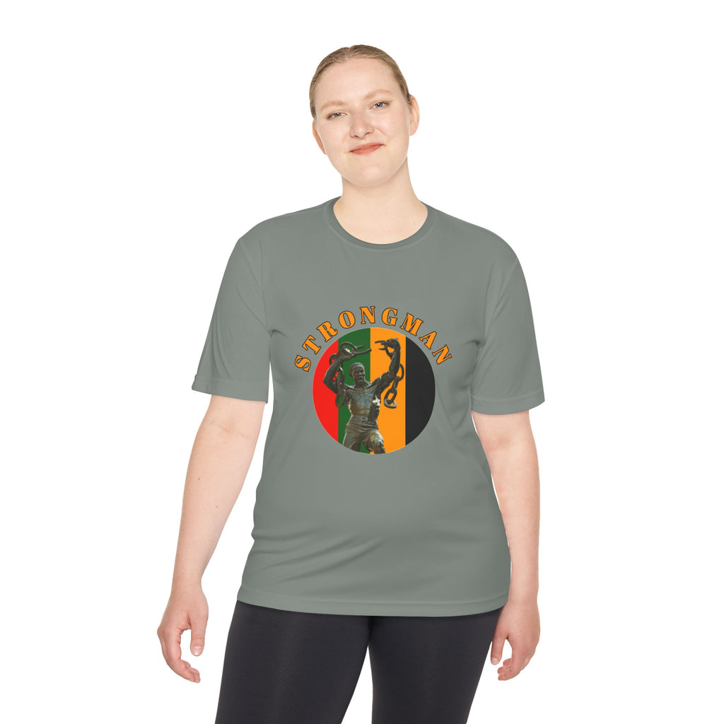 Strongman Kettlebell Tee — Athletic Moisture‑Wicking Gym Shirt