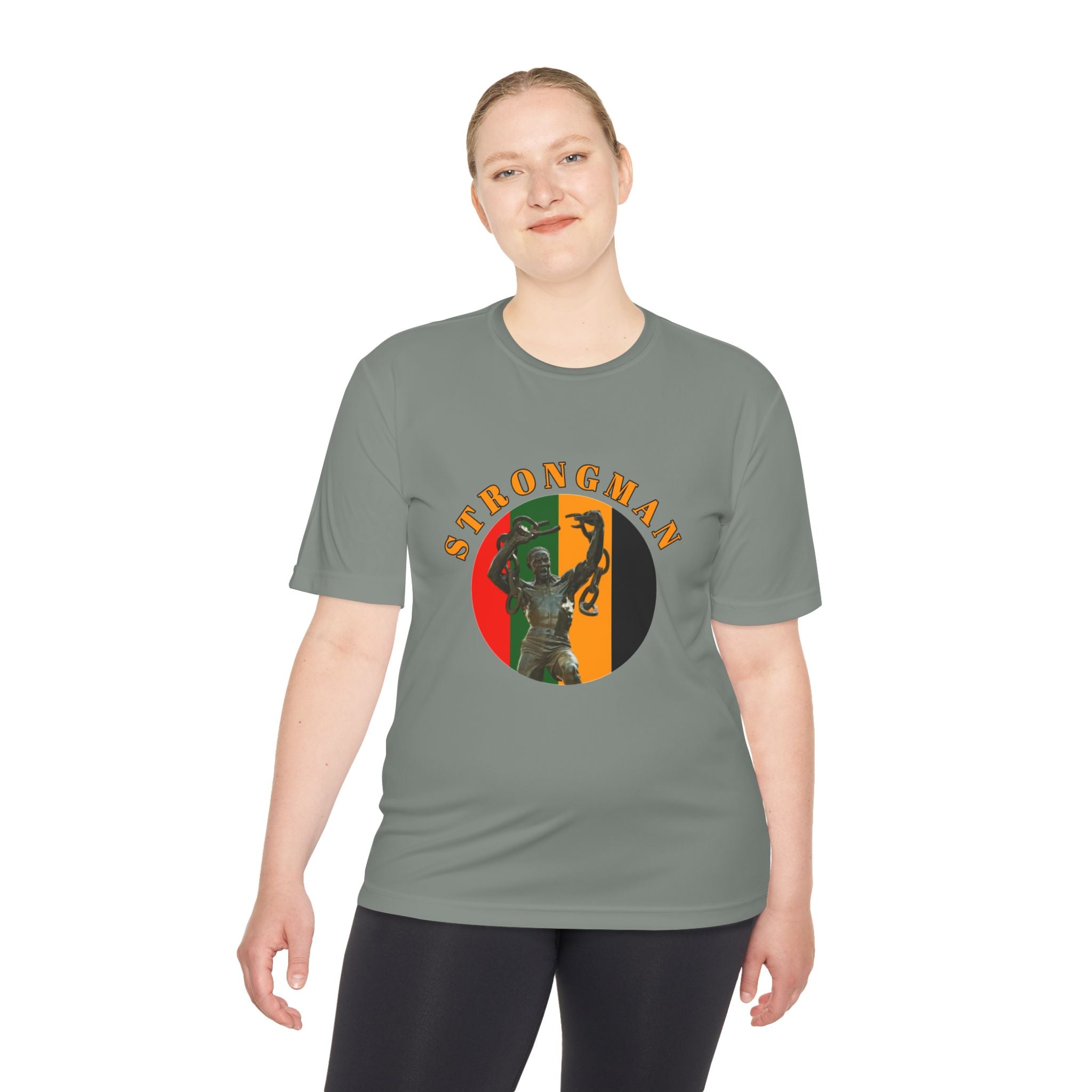 Strongman Kettlebell Tee — Athletic Moisture‑Wicking Gym Shirt