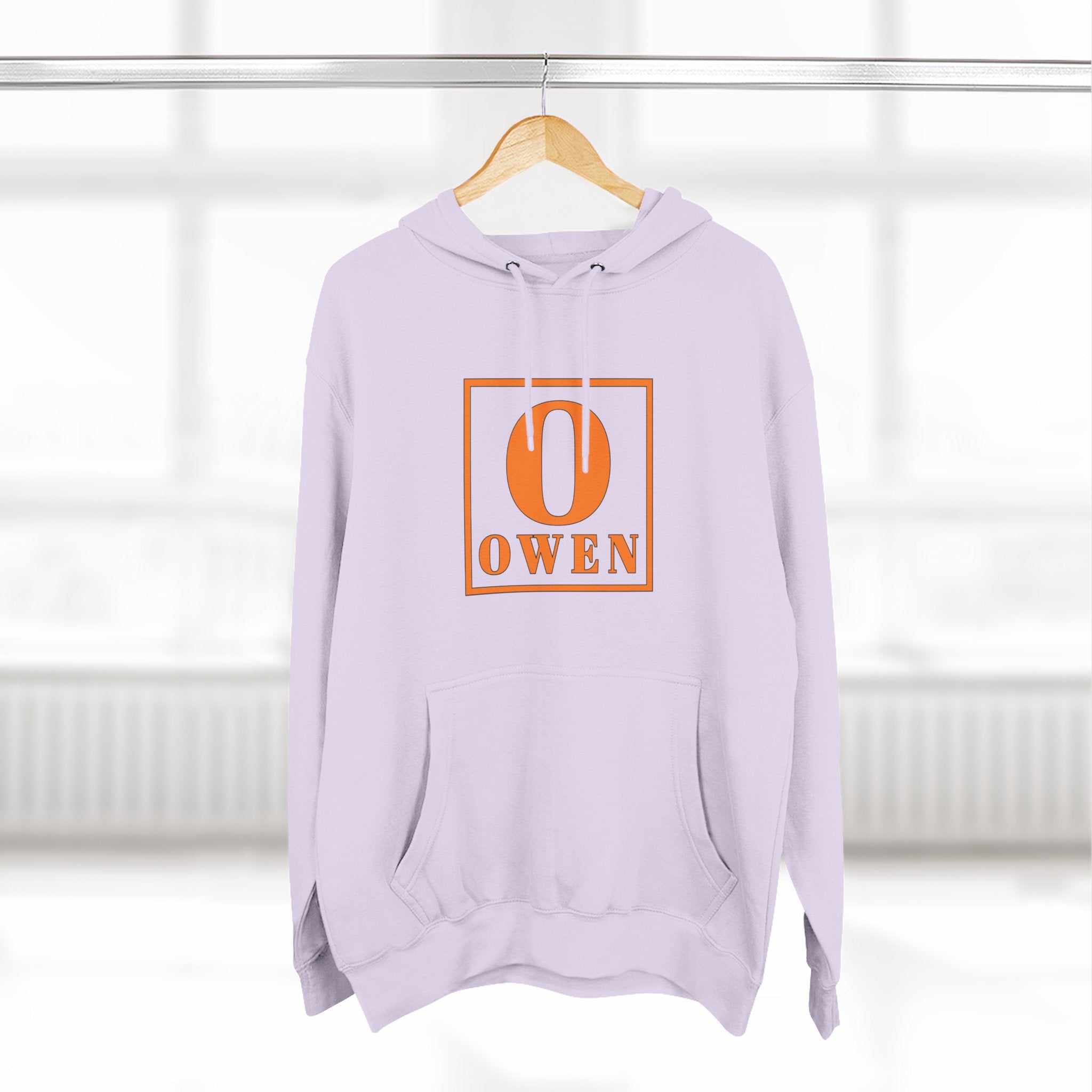 Personalized Initial Hoodie — 'O' Owen Monogram Fleece Hoodie