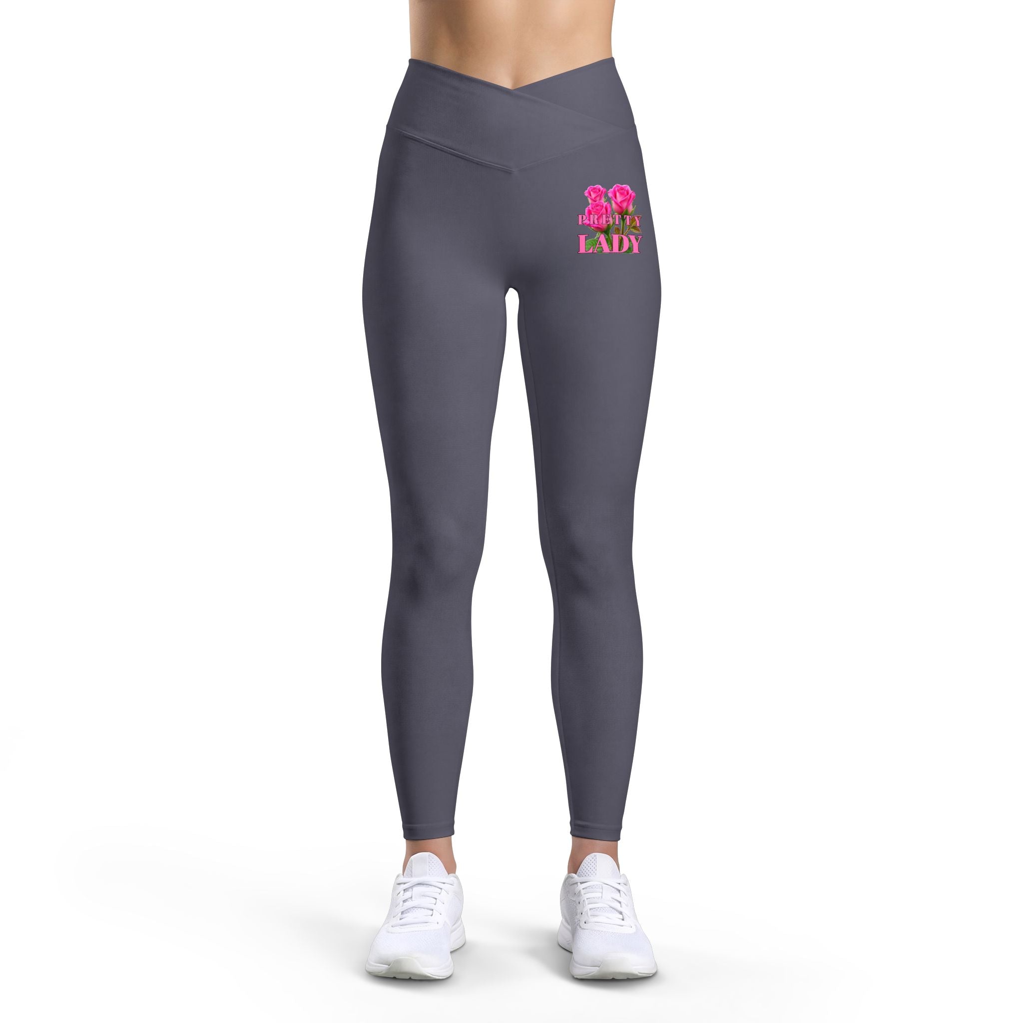 Floral Lady High-Waist Leggings