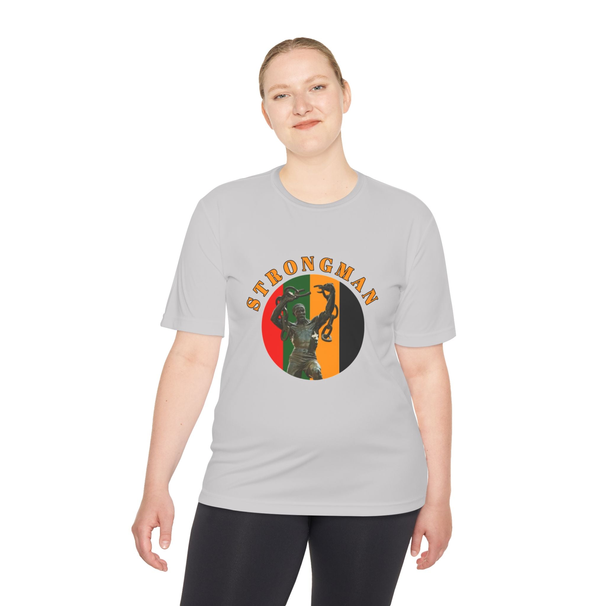 Strongman Kettlebell Tee — Athletic Moisture‑Wicking Gym Shirt