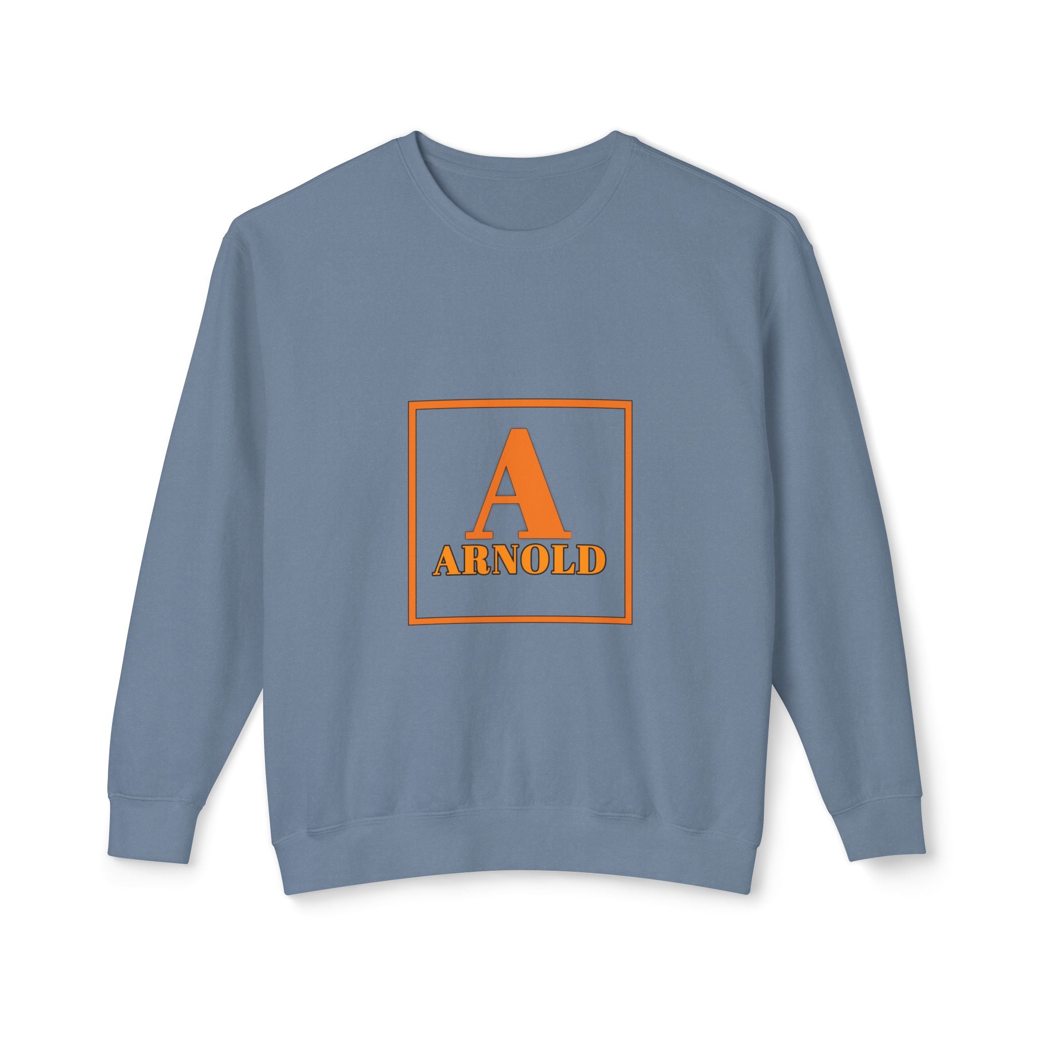 Arnold Monogram Crewneck Sweatshirt — Personalized Initial A Design