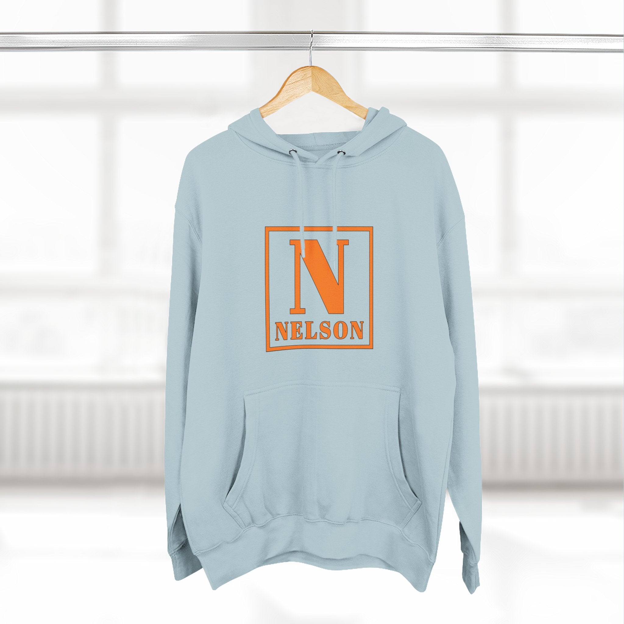 Three-Panel Fleece Hoodie