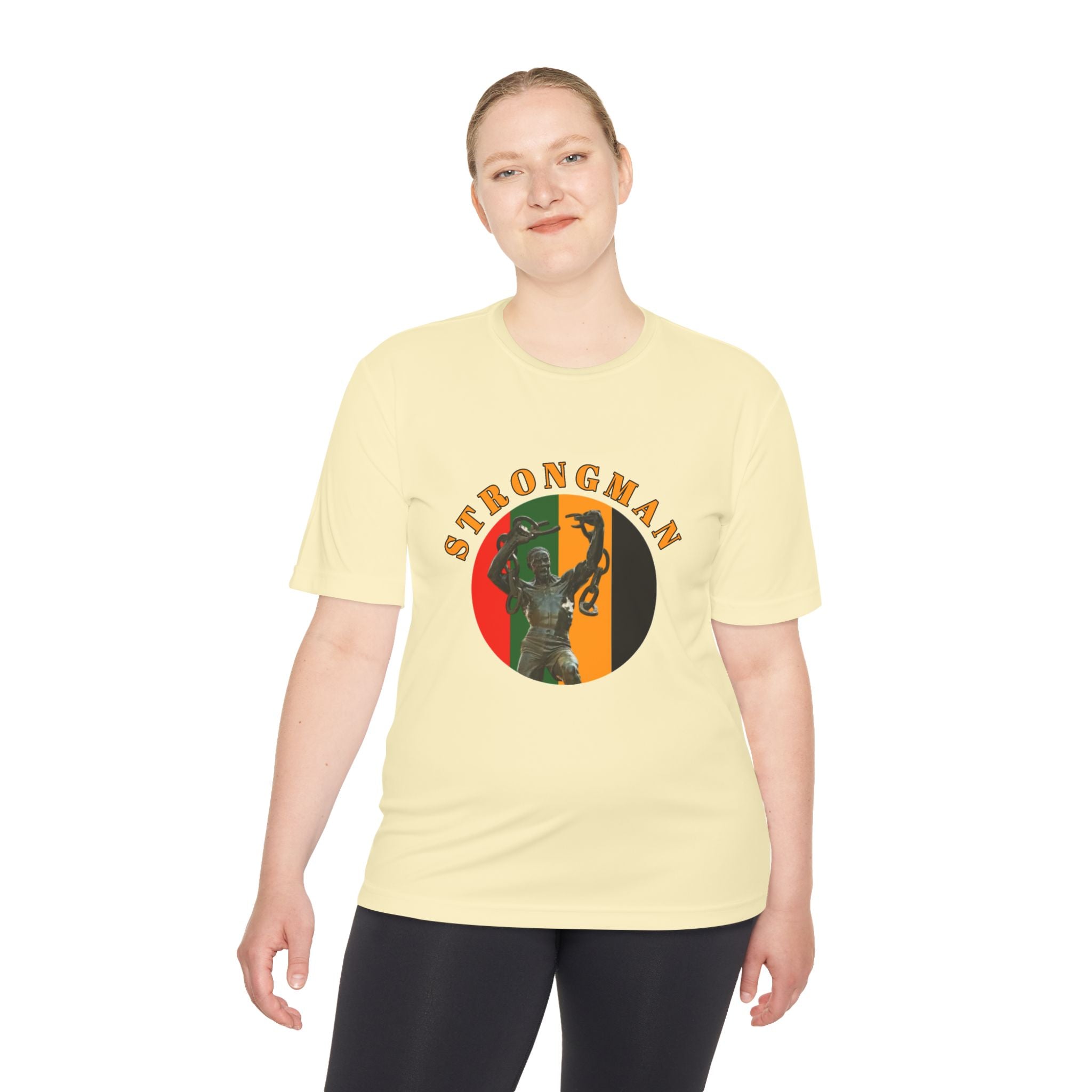 Strongman Kettlebell Tee — Athletic Moisture‑Wicking Gym Shirt