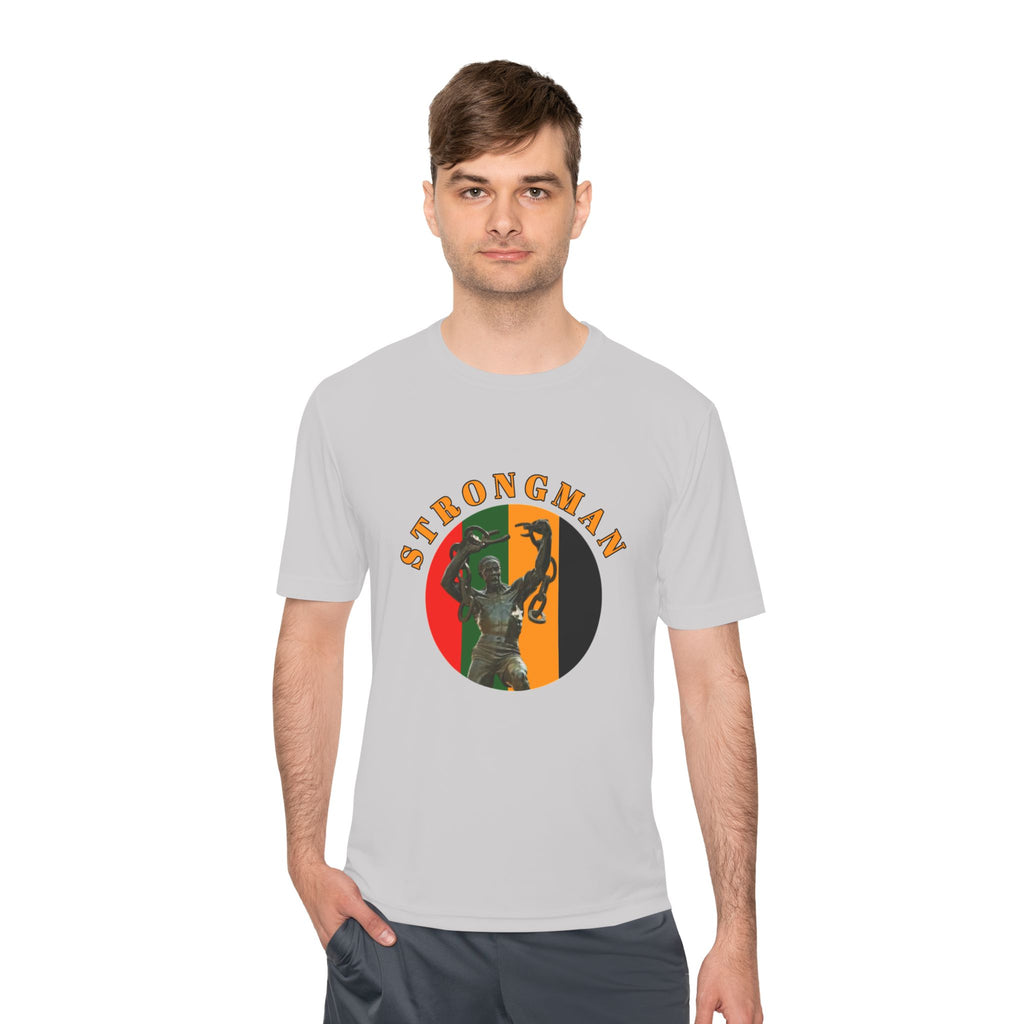 Strongman Kettlebell Tee — Athletic Moisture‑Wicking Gym Shirt