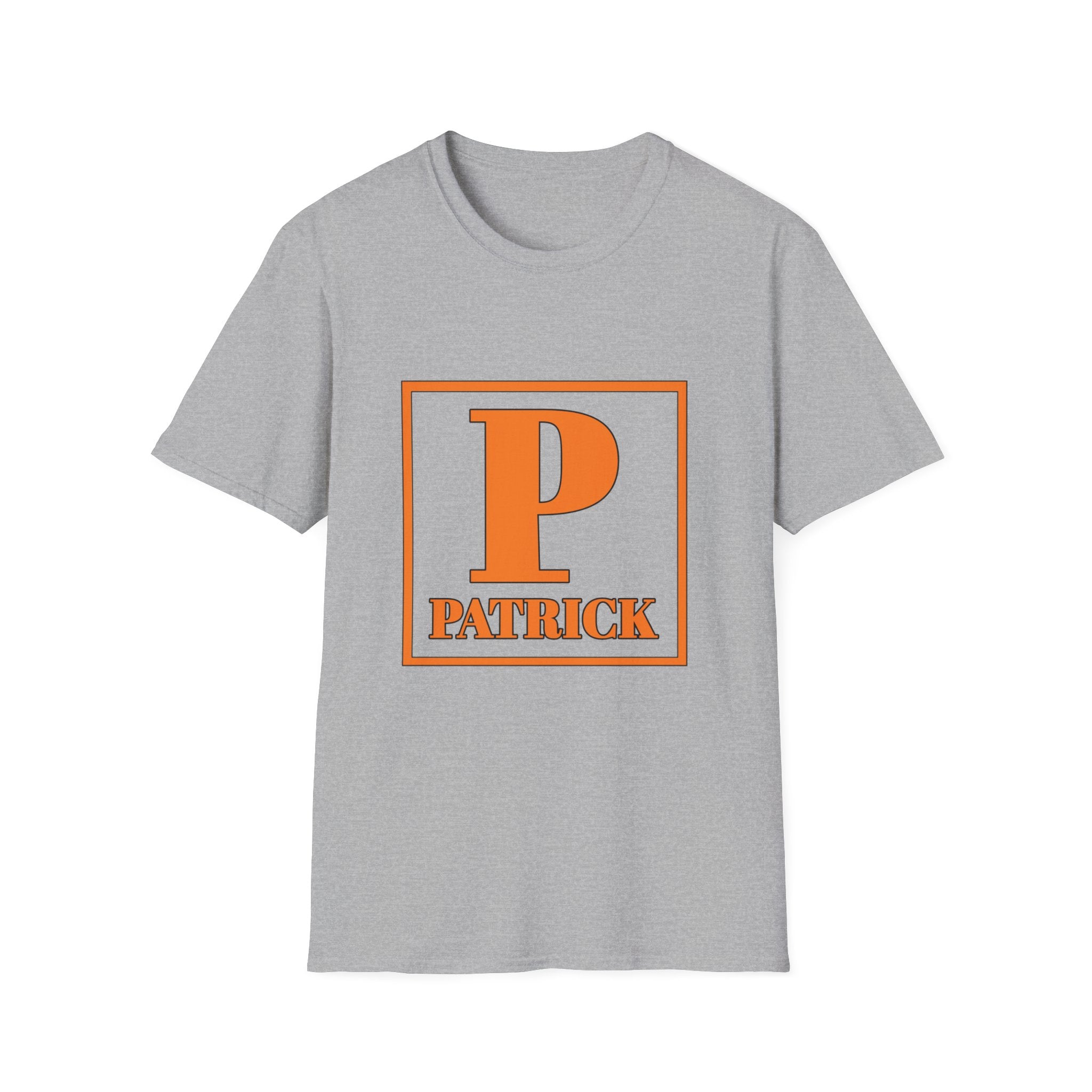 Personalized Initial 'P' T-Shirt – Bold Monogram Patrick Tee