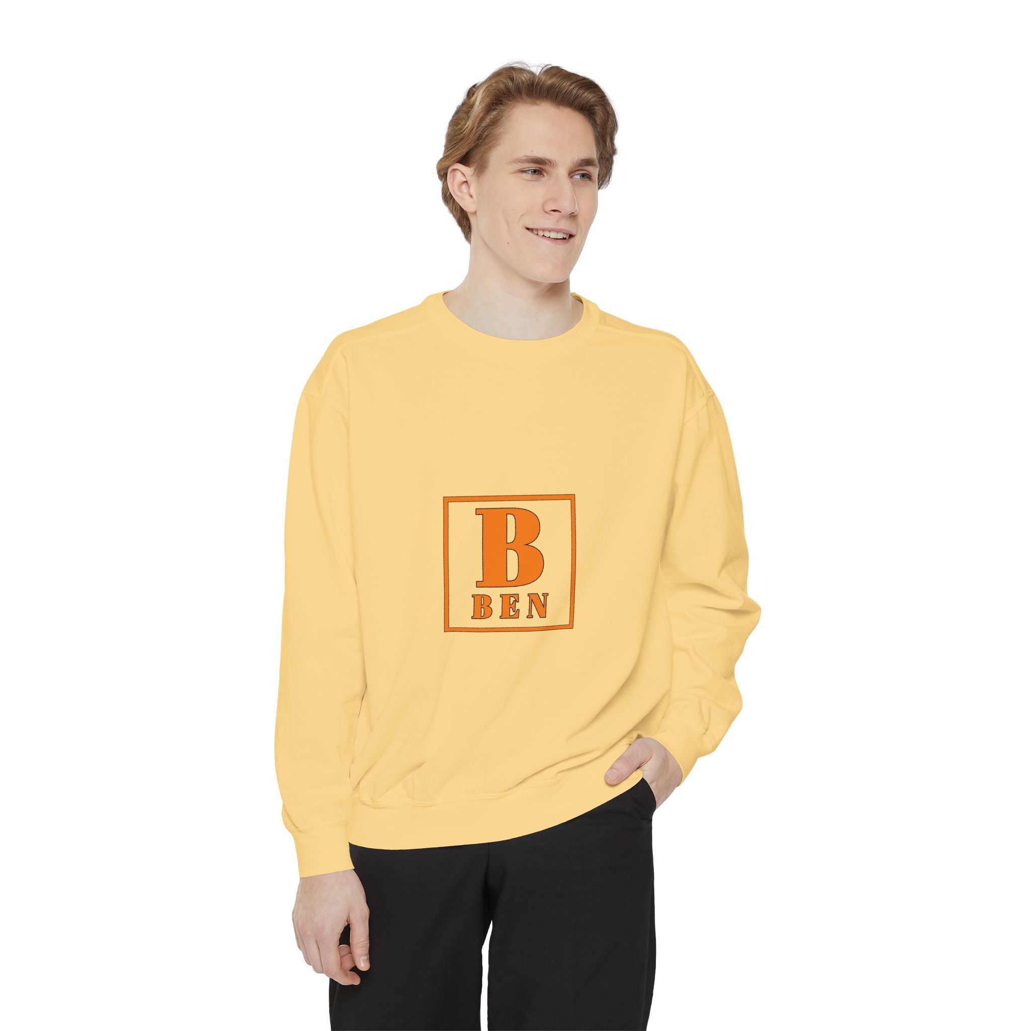Personalized 'B Ben' Monogram Sweatshirt — Cozy Initial Crewneck