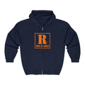 Richard Monogram Zip Hoodie — Personalized Initial R Sweatshirt
