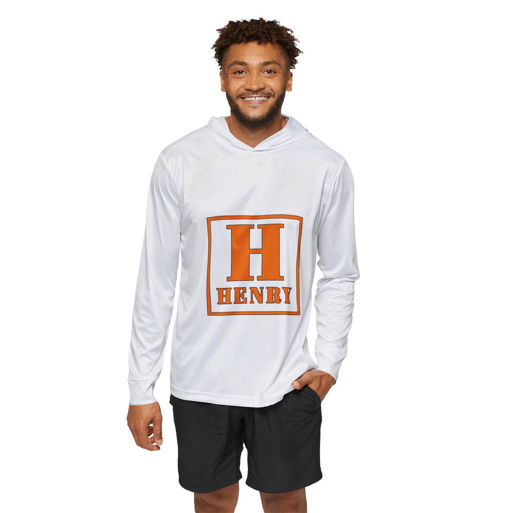 Personalized 'H' Henry Sports Warmup Hoodie — Men's Athletic Team Hoodie