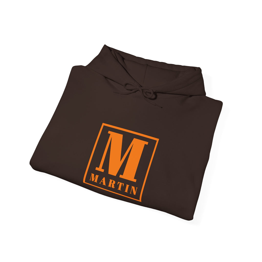 Monogram 'M Martin' Hoodie — Custom Initial Square Logo