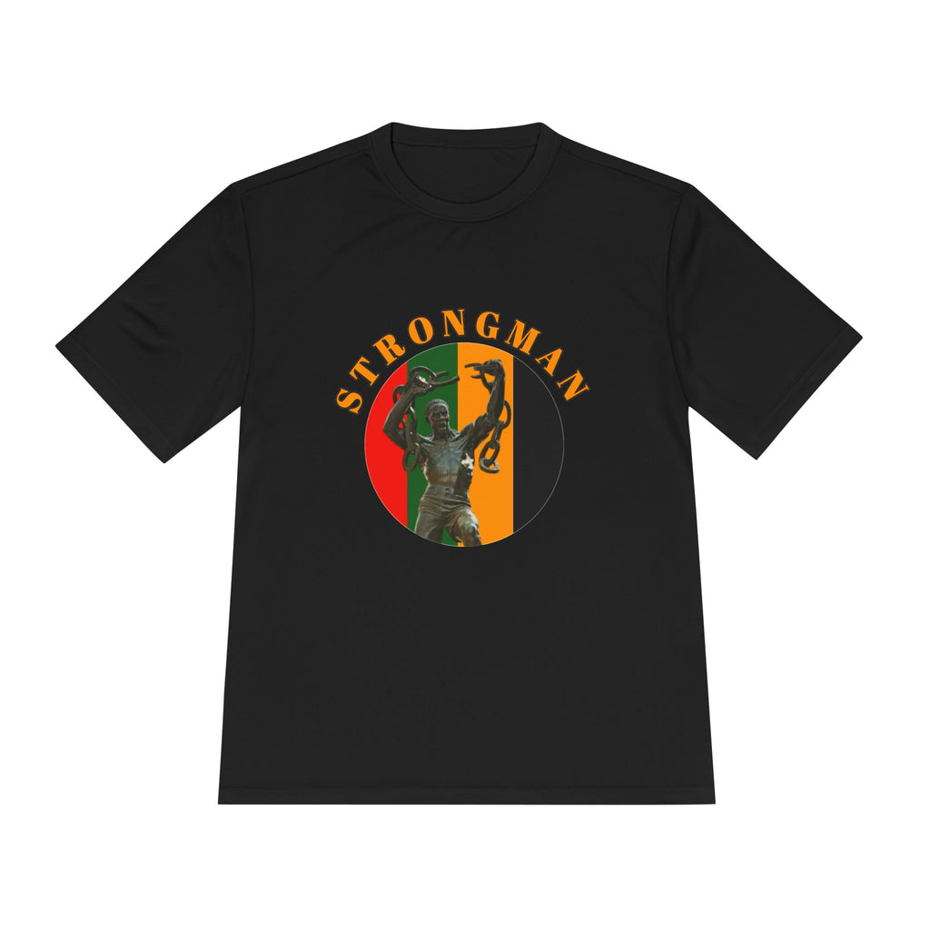 Strongman Kettlebell Tee — Athletic Moisture‑Wicking Gym Shirt
