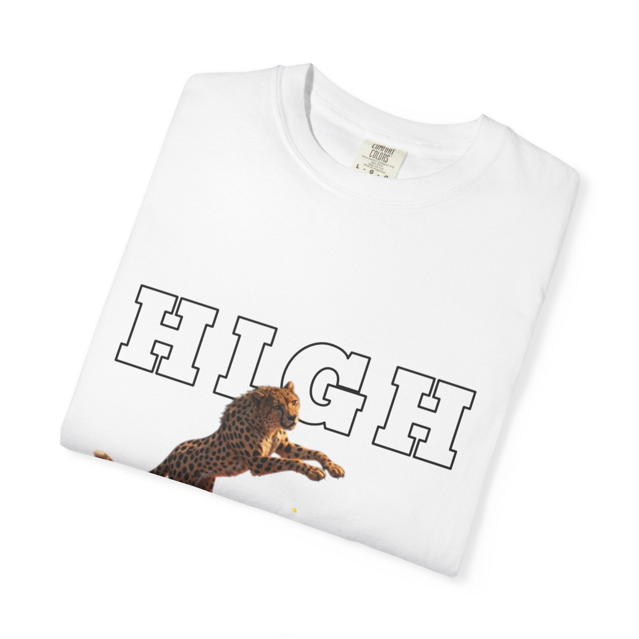 High Speed Cheetah Graphic T-Shirt — Vintage Racing Pup Tee