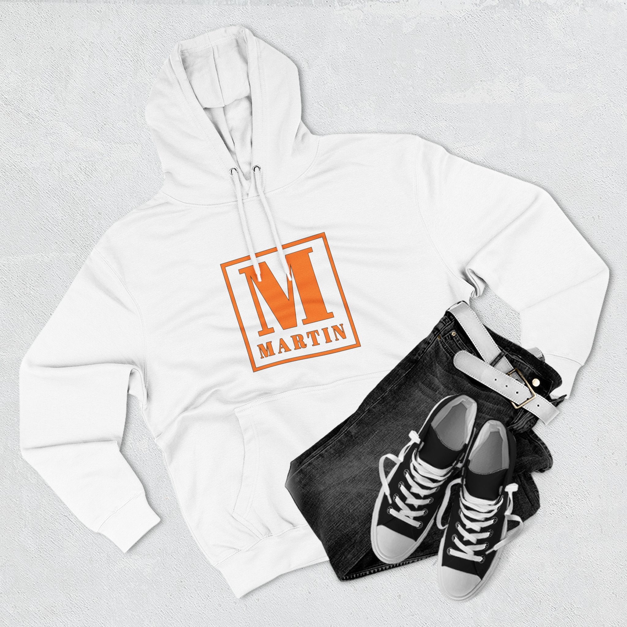 Monogram 'M Martin' Hoodie — Personalized Initial Pullover