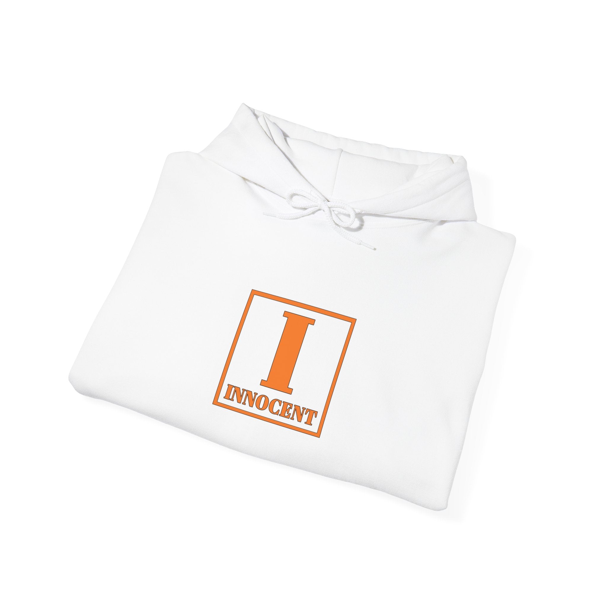 Innocent Square Logo Hoodie — Minimal Graphic Pullover