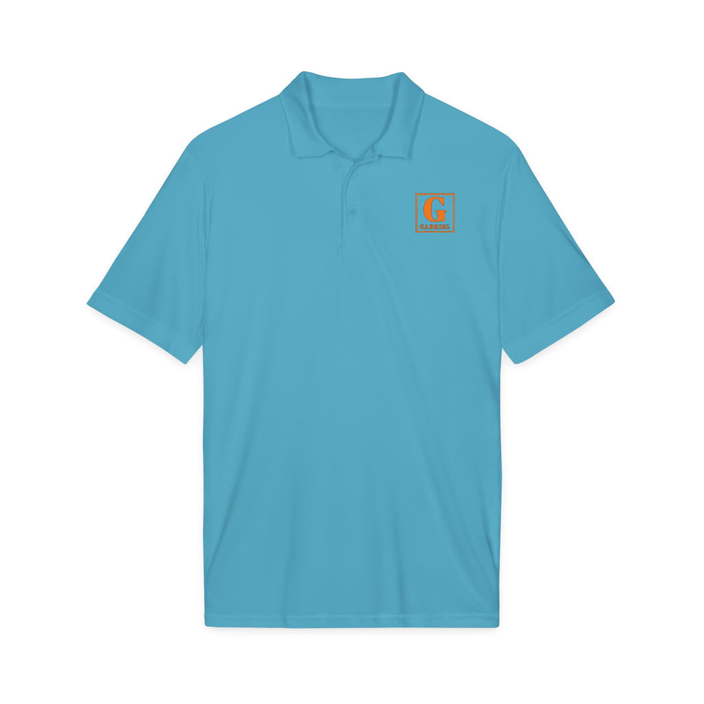 Gameday 'G' Logo Performance Polo — White Athletic Team Shirt