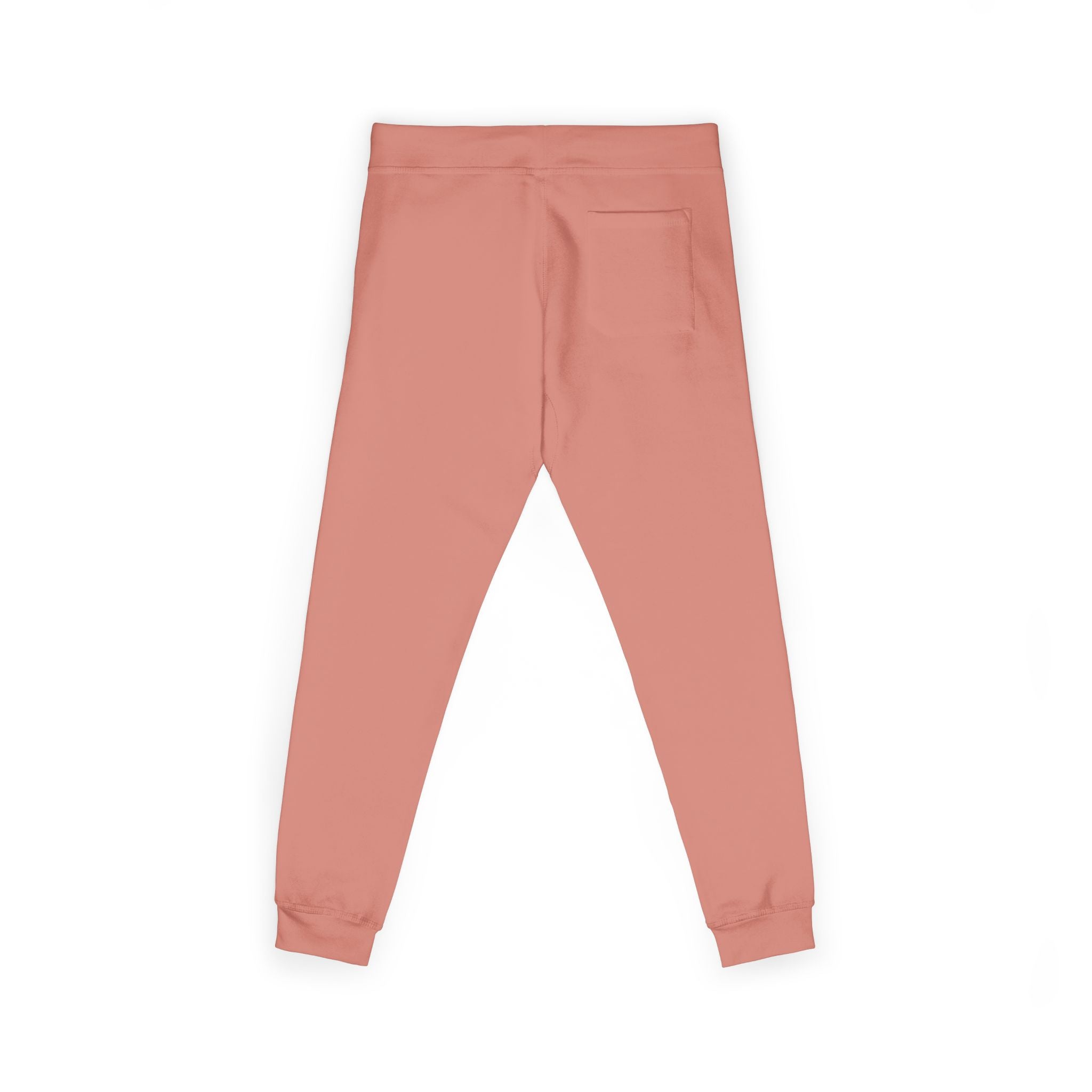Embroidered Cozy Sweatpants — Minimal Red Crest Lounge Joggers