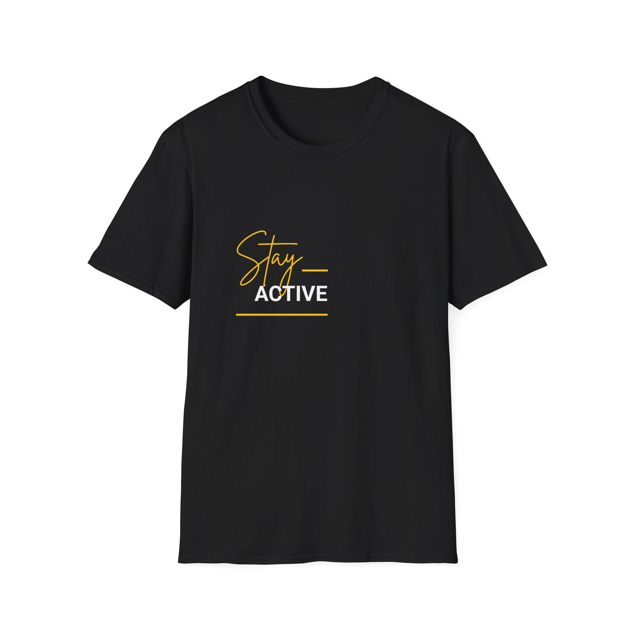 Stay Active T-Shirt — Motivational Fitness Graphic Tee