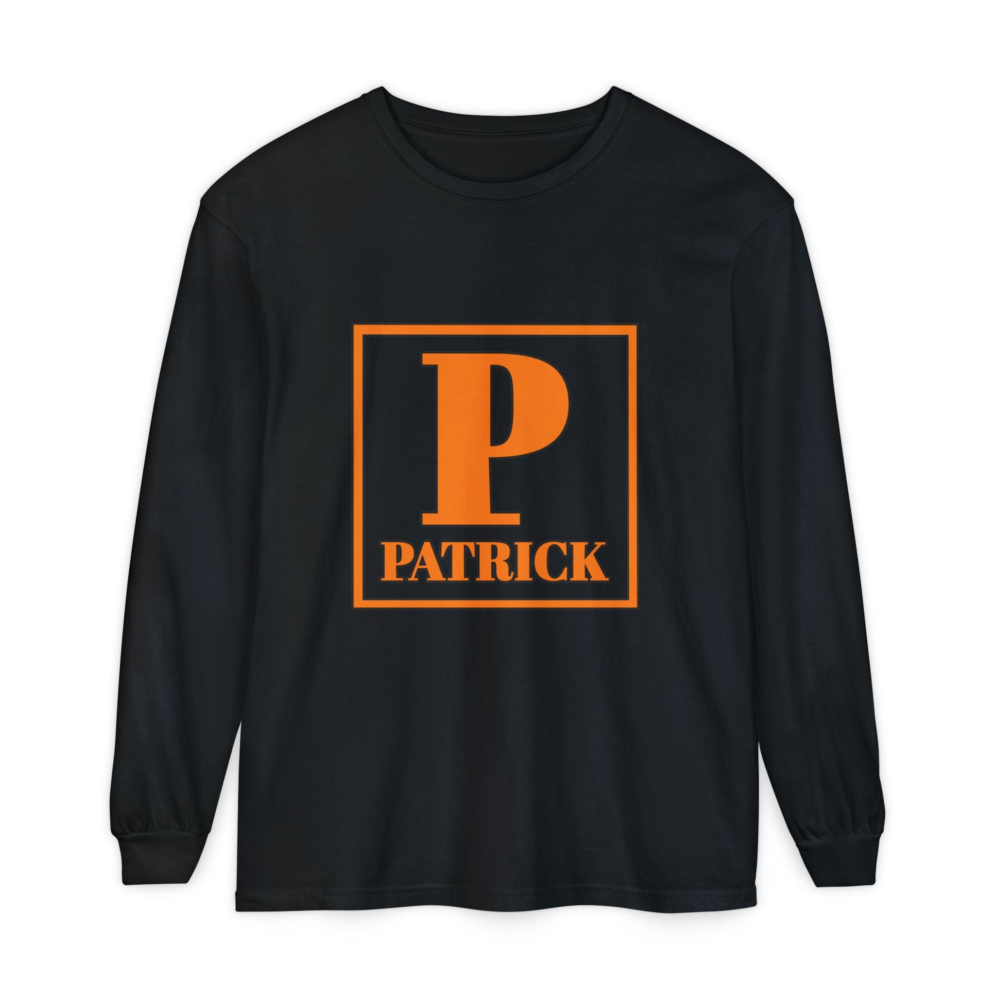 Patrick Monogram Long Sleeve Tee — Personalized Initial P Shirt