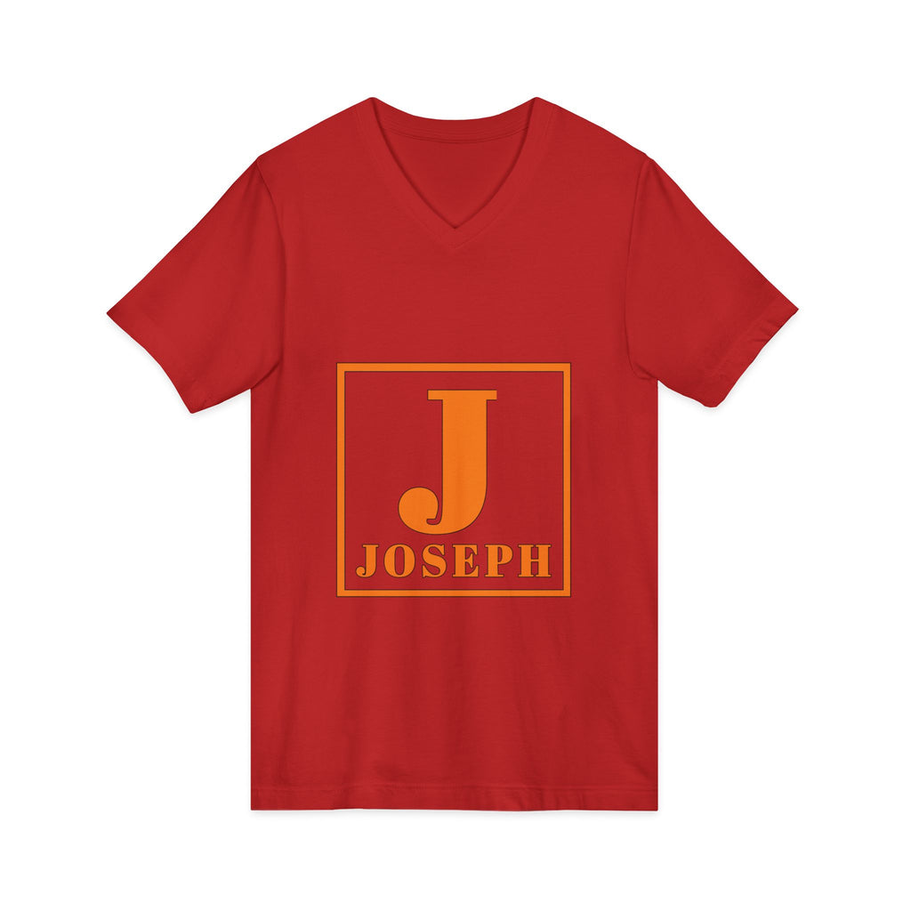 Unisex Jersey Short Sleeve V-Neck Tee