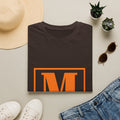 Monogram M Martin T‑Shirt — Orange Block Initial Tee