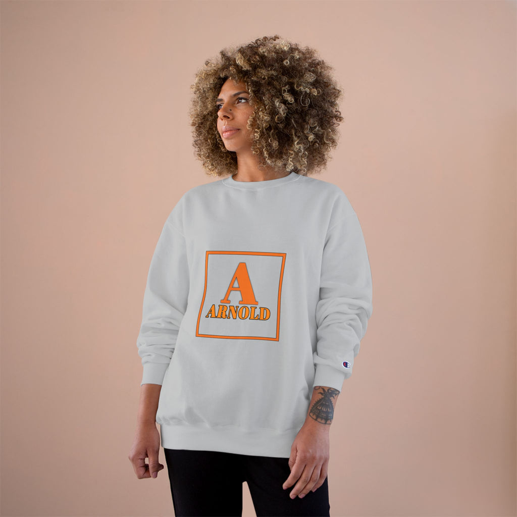 Arnold Letterman Sweatshirt – Personalized A Monogram Champion Crewneck