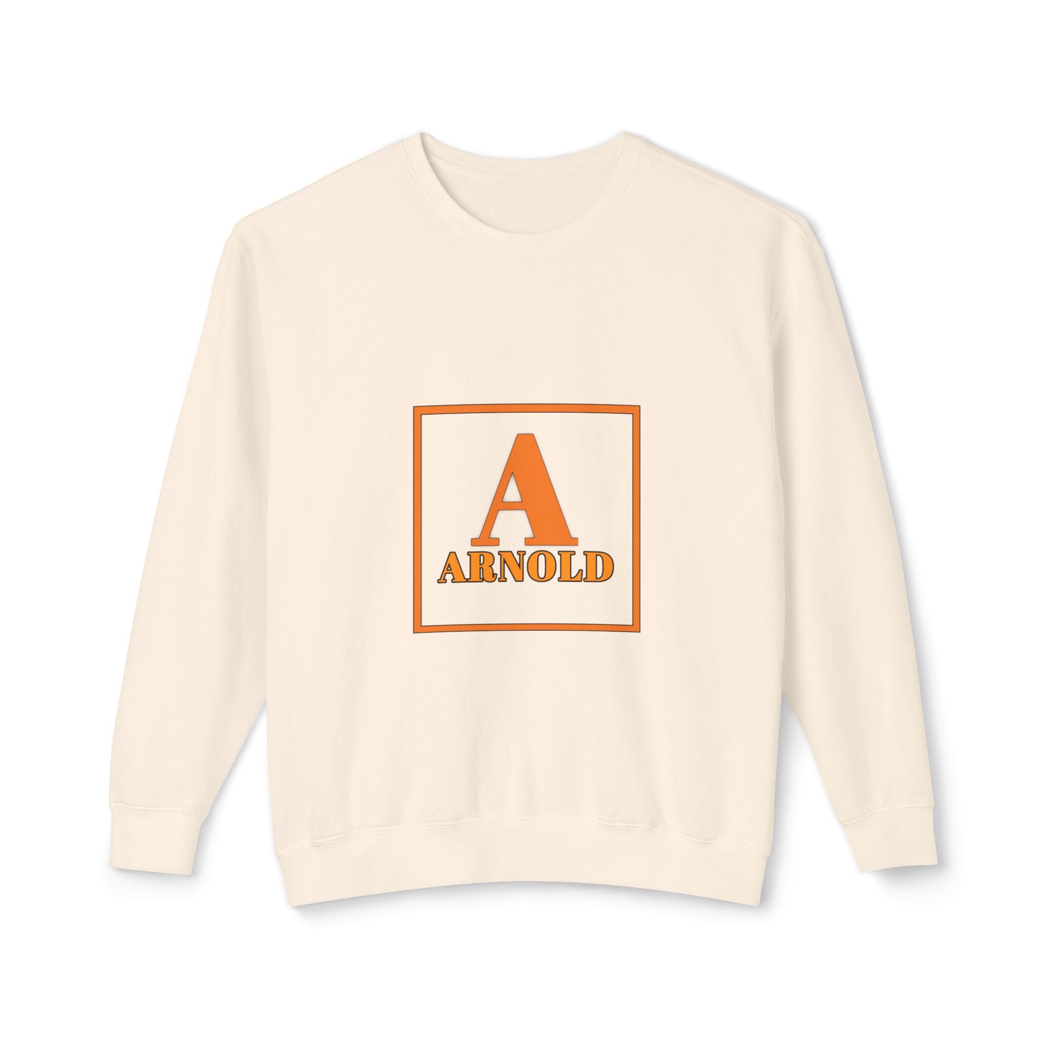Arnold Monogram Crewneck Sweatshirt — Personalized Initial A Design