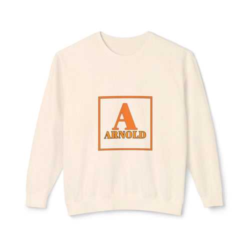 Arnold Monogram Crewneck Sweatshirt — Personalized Initial A Design