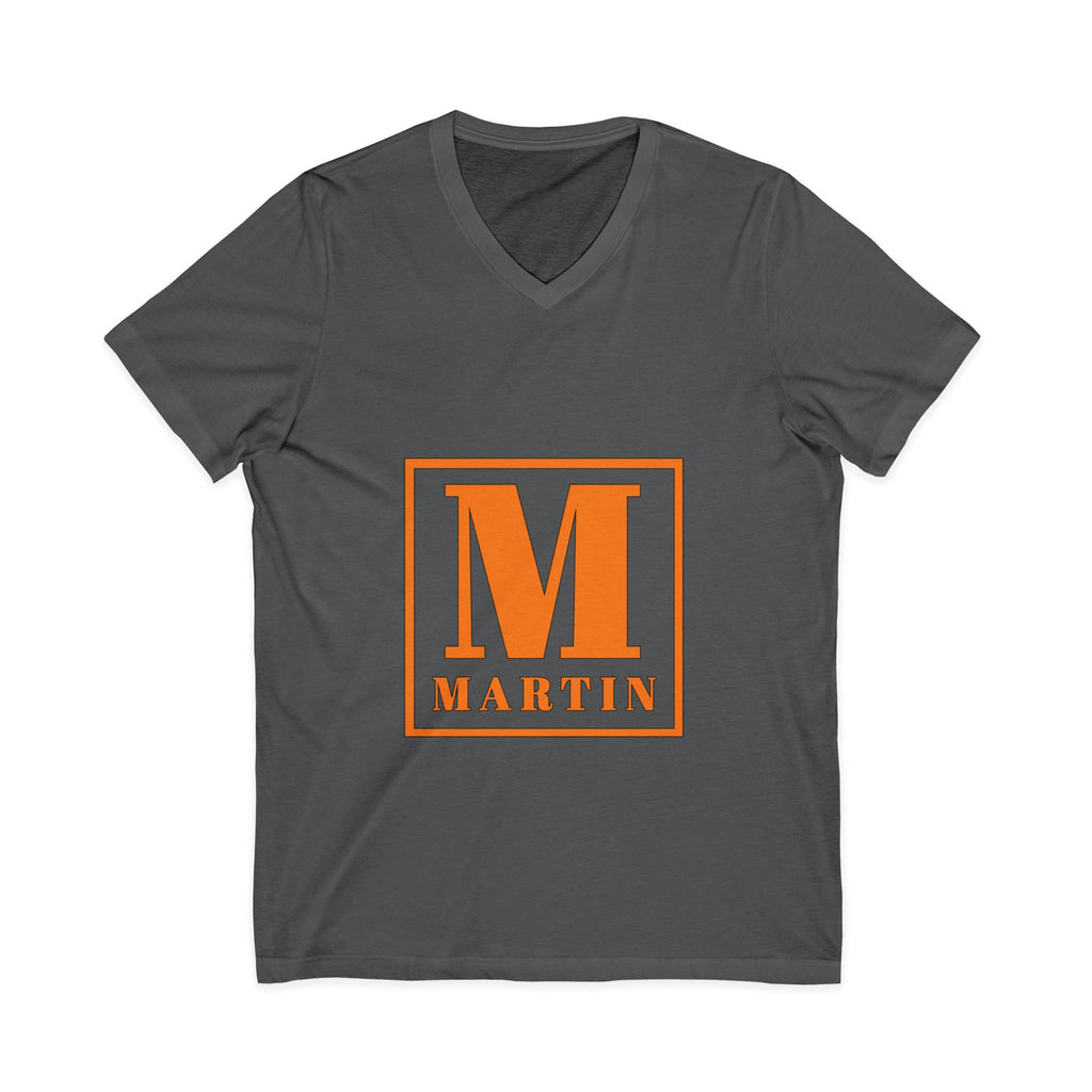 Monogram M Martin V-Neck Tee — Personalized Initial Shirt