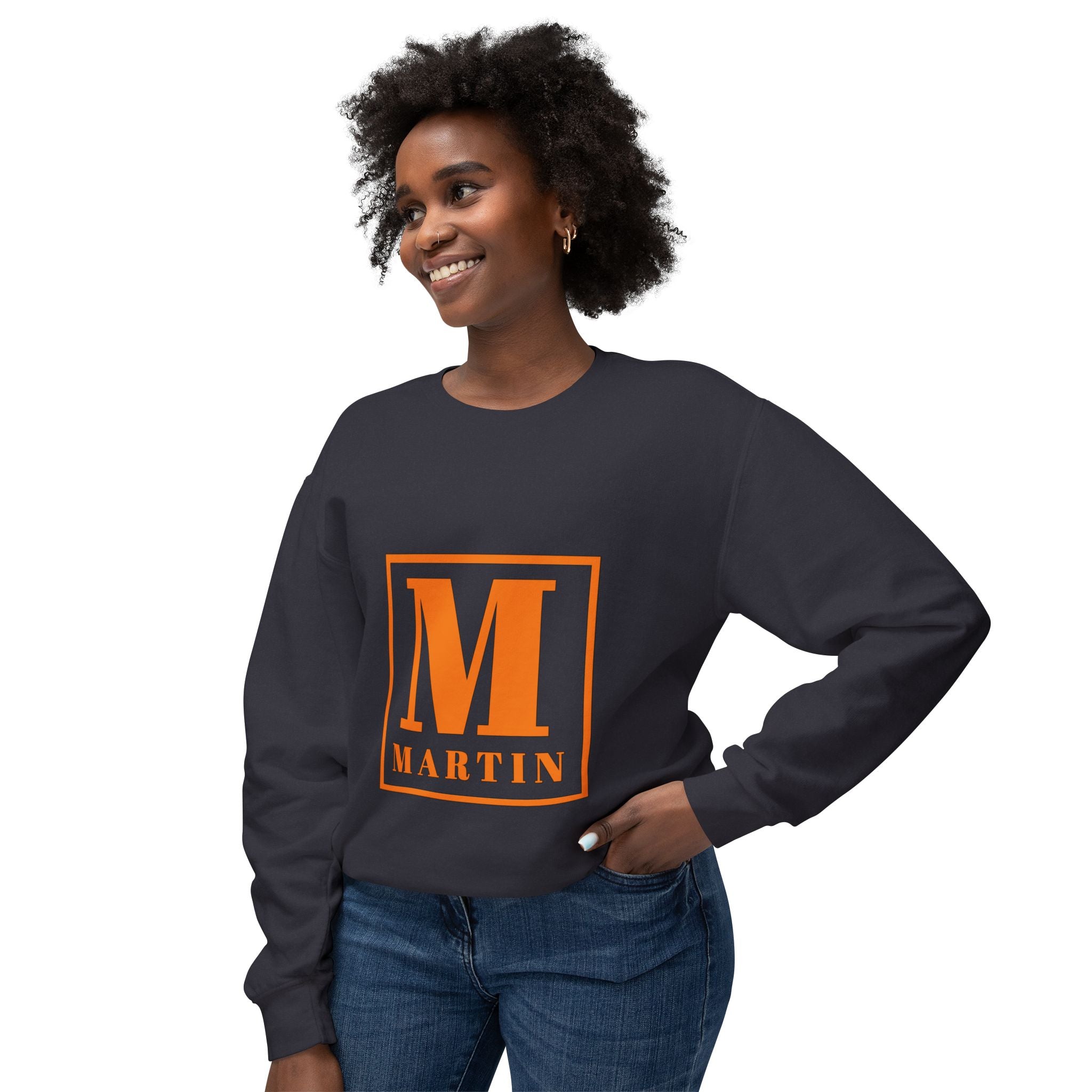 Personalized 'M' Monogram Sweatshirt – Martin Name Crewneck
