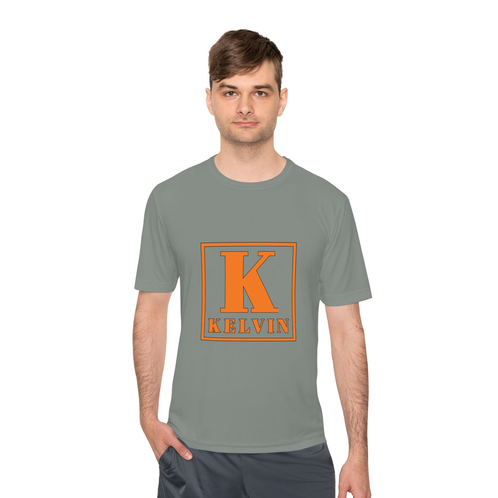 Kelvin Monogram Tee — Orange Block K Personalized T-Shirt