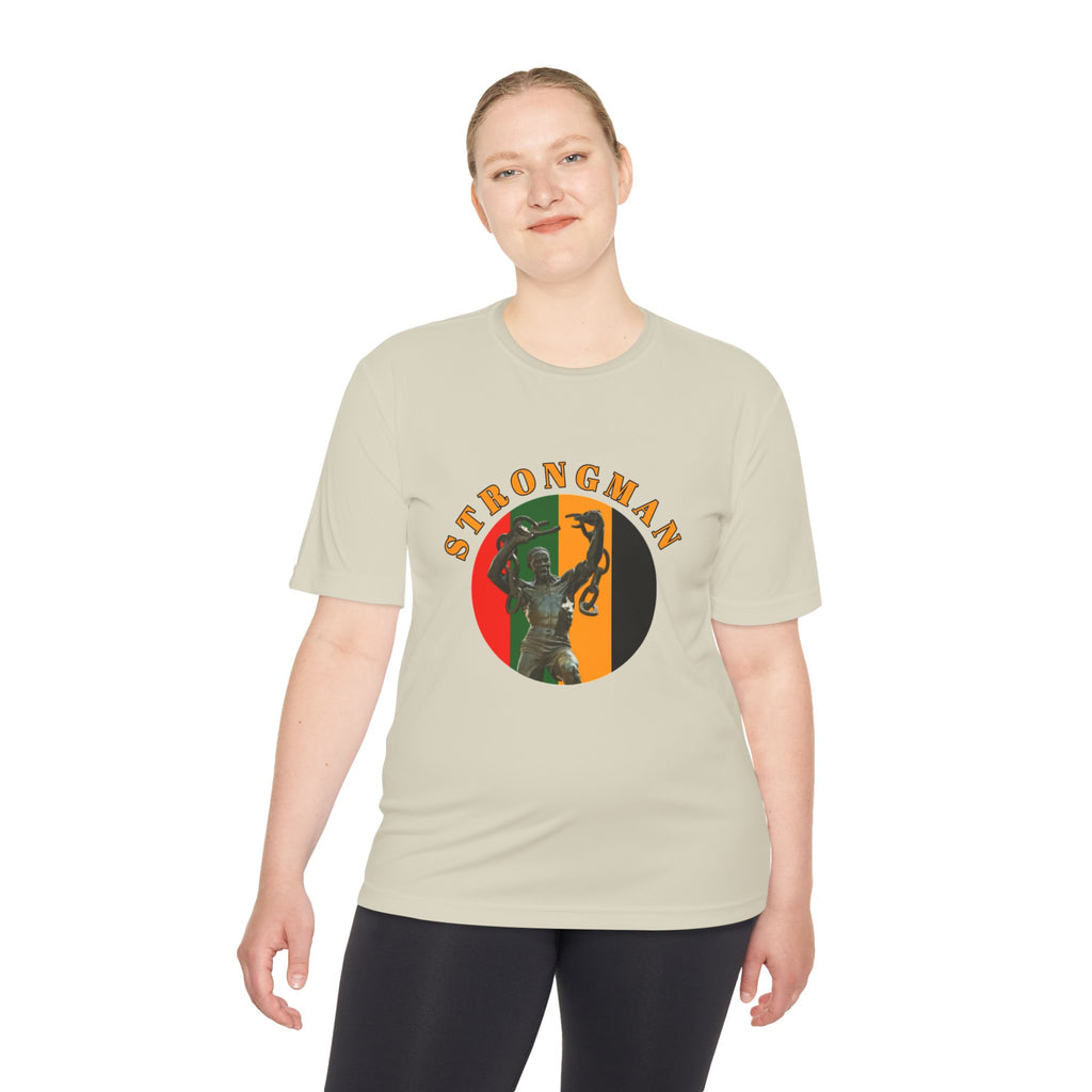 Strongman Kettlebell Tee — Athletic Moisture‑Wicking Gym Shirt