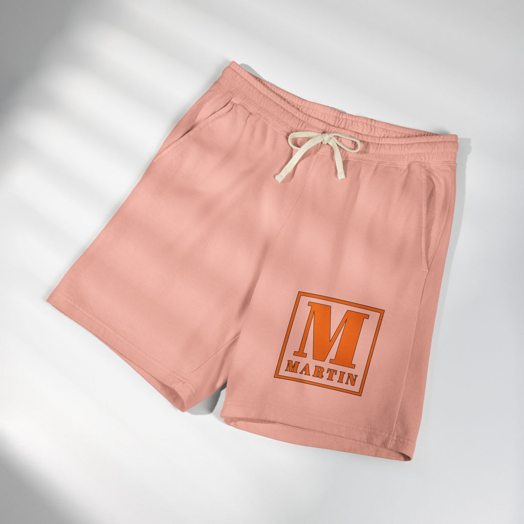 Martin Monogram Sweat Shorts — Lightweight Garment-Dyed Fleece
