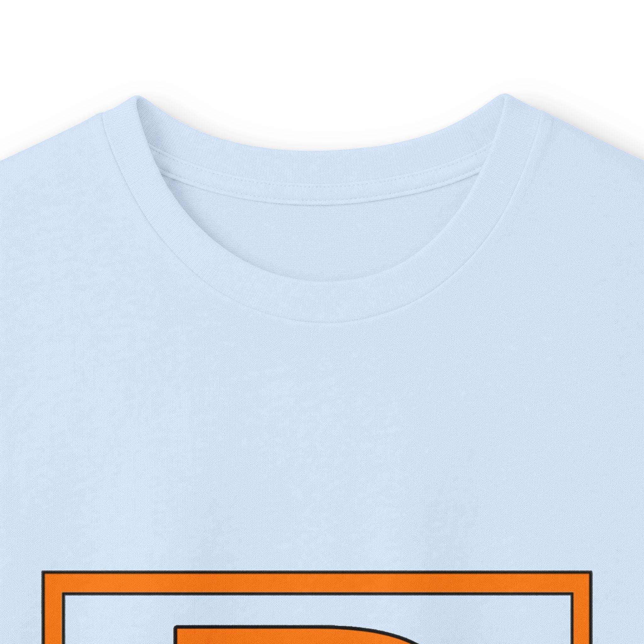 Patrick Monogram Long Sleeve Tee — Orange Block Initial P