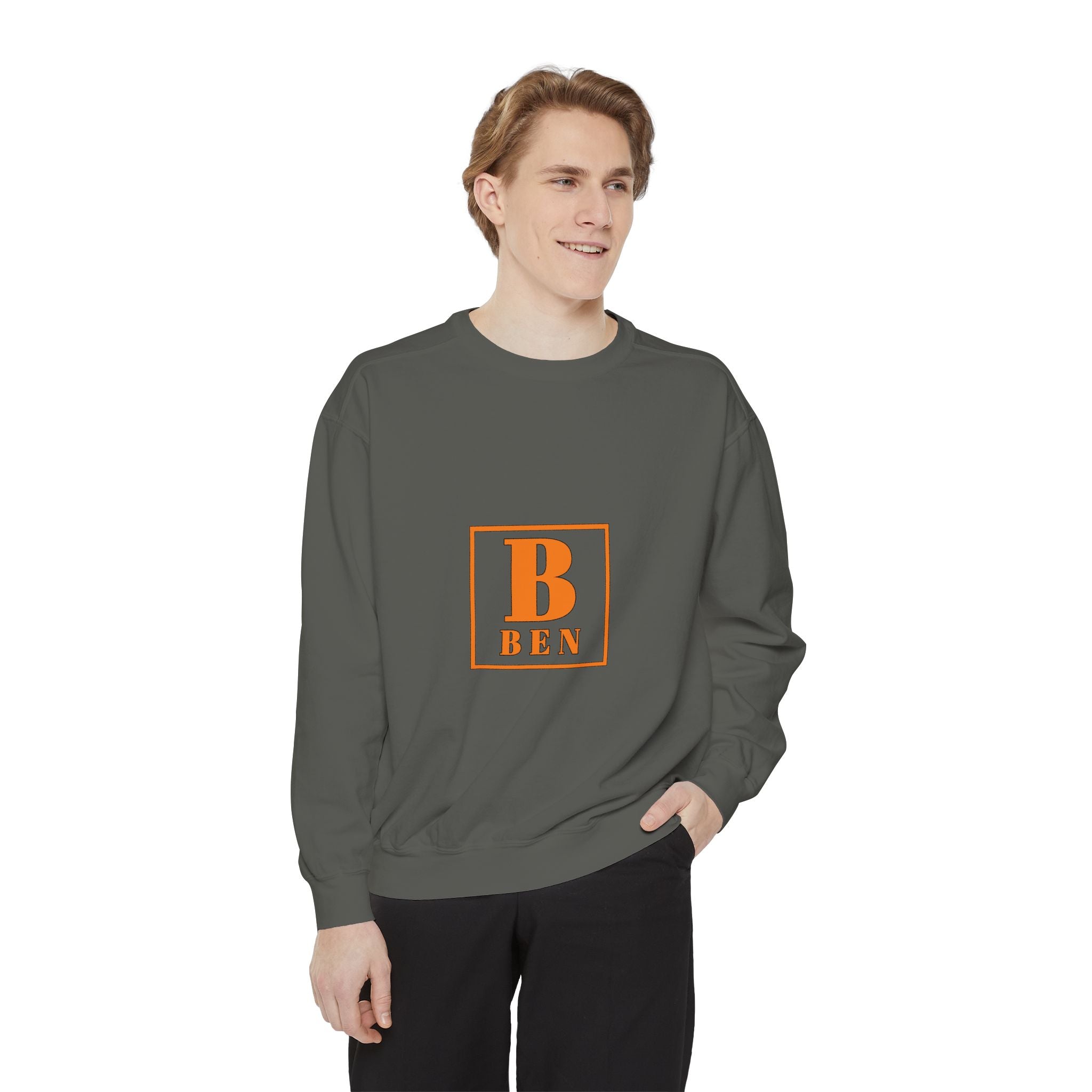 Personalized 'B Ben' Monogram Sweatshirt — Cozy Initial Crewneck