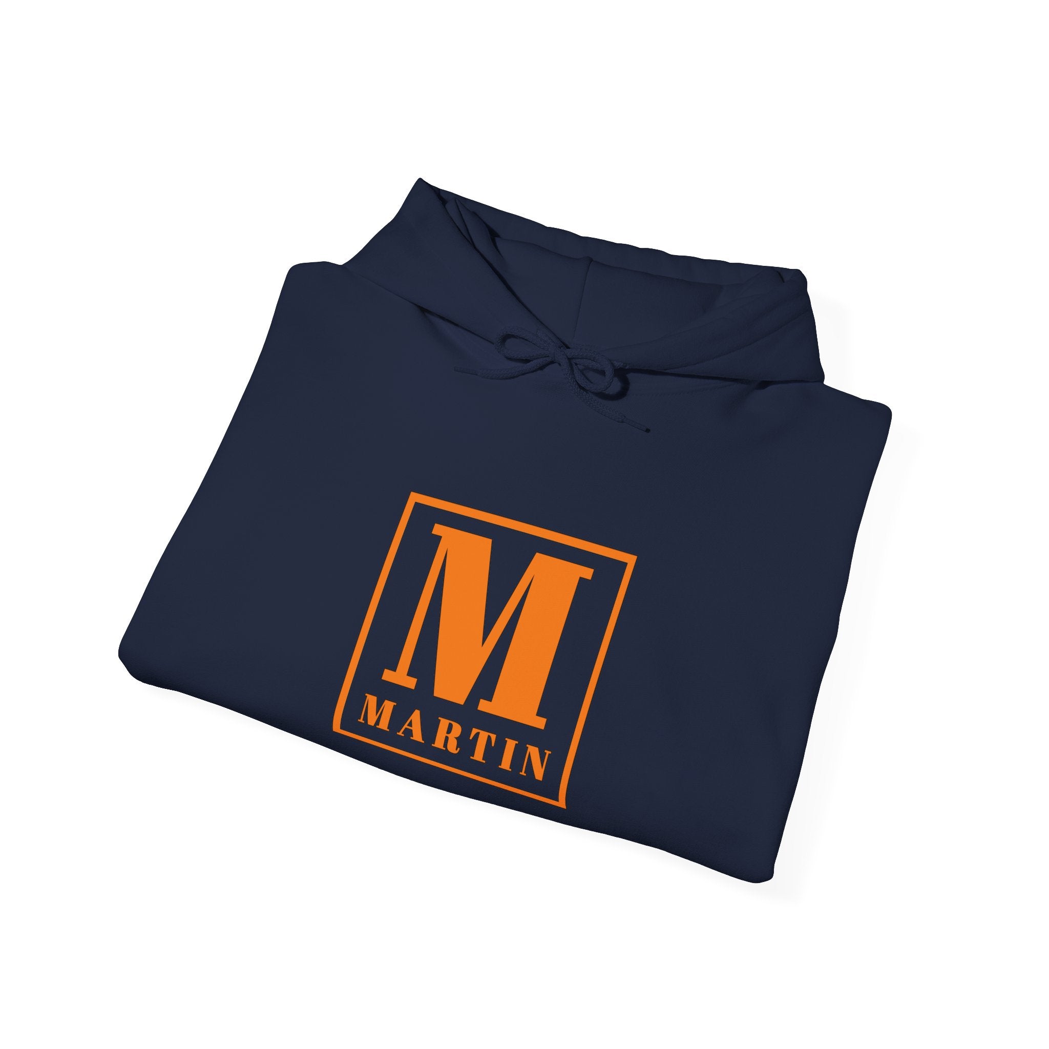 Monogram 'M Martin' Hoodie — Custom Initial Square Logo