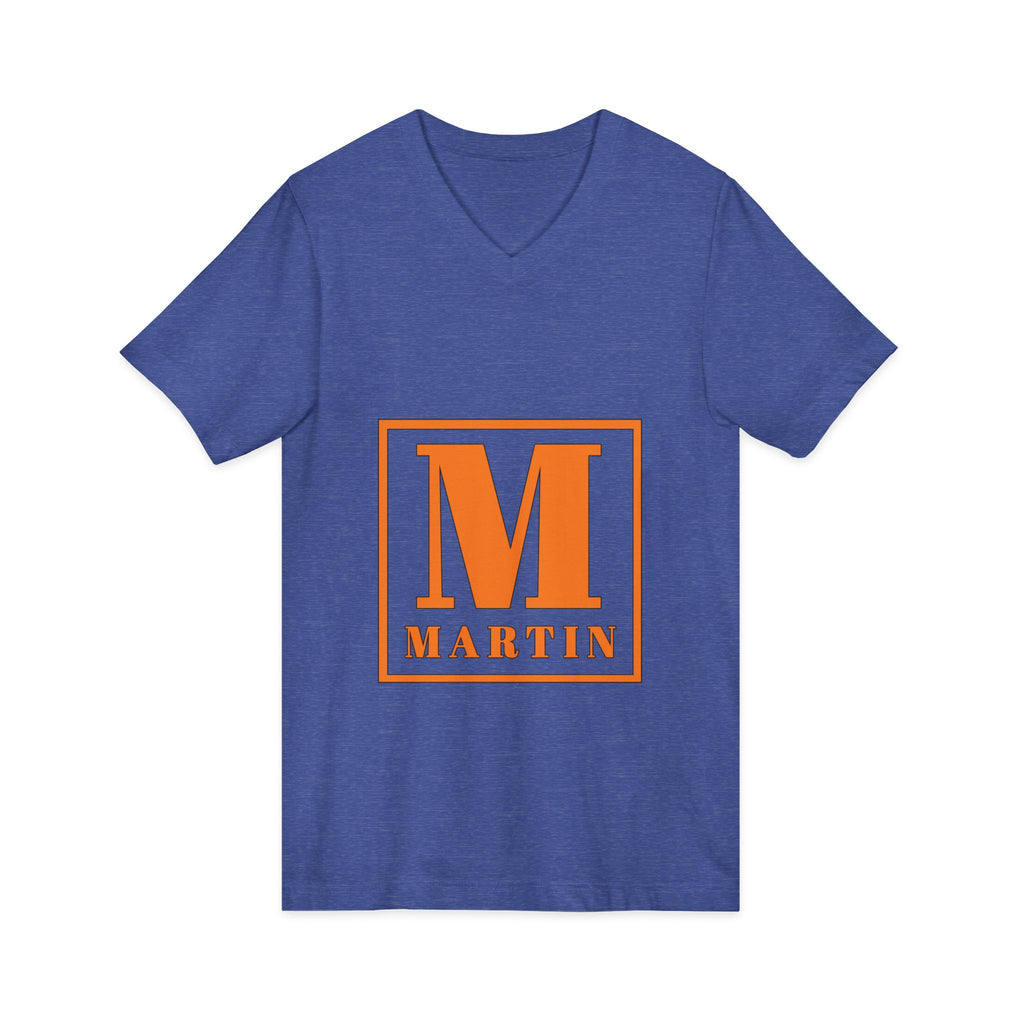 Monogram M Martin V-Neck Tee — Personalized Initial Shirt