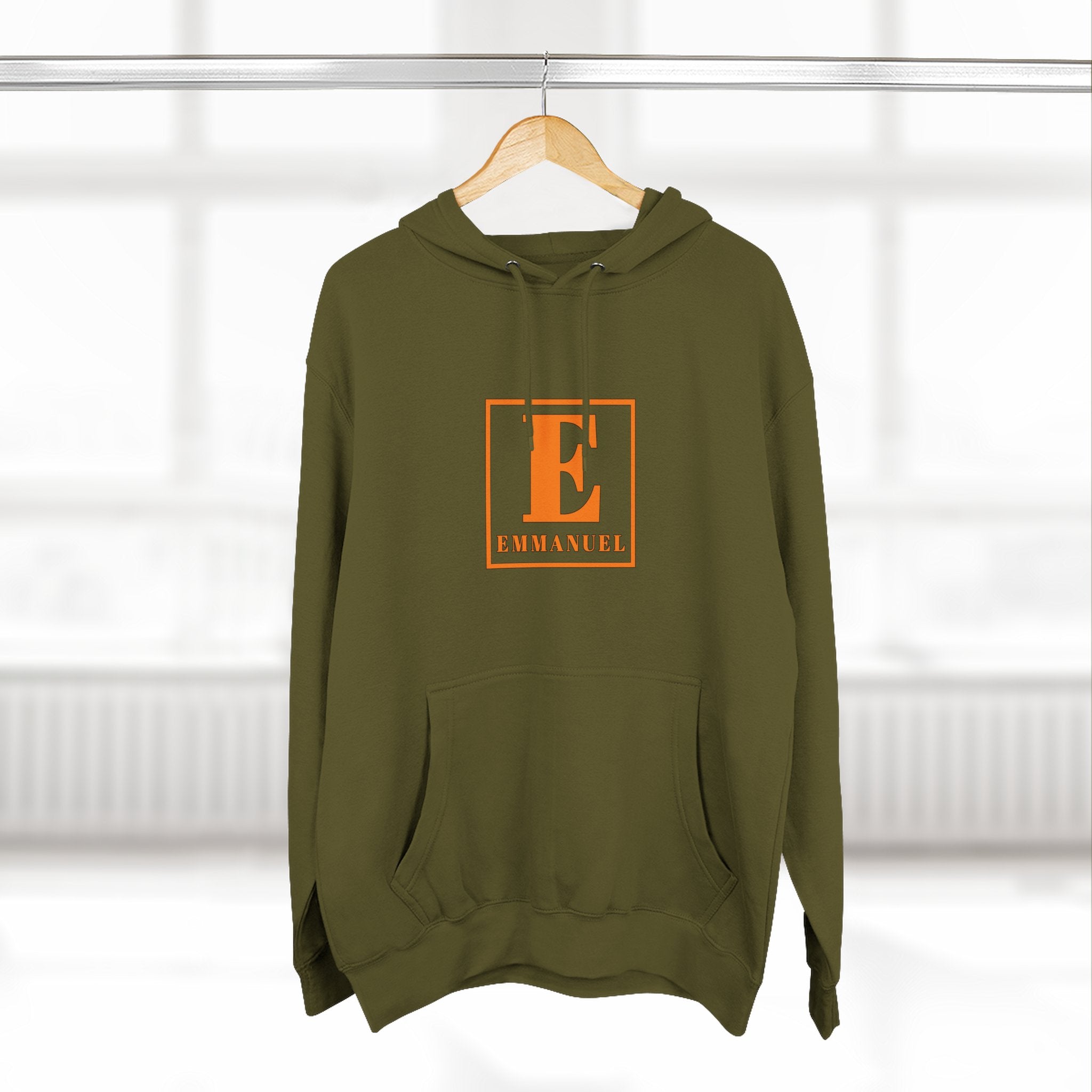 Emmanuel Letterbox Hoodie — Classic Christian Faith Pullover