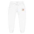 Embroidered Monogram 'A' Fleece Sweatpants — Cozy Personalized Joggers